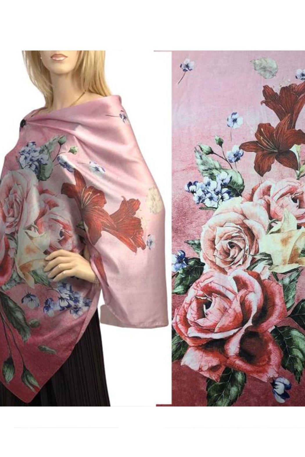 Satin Charmeuse Button Shawls Product Image