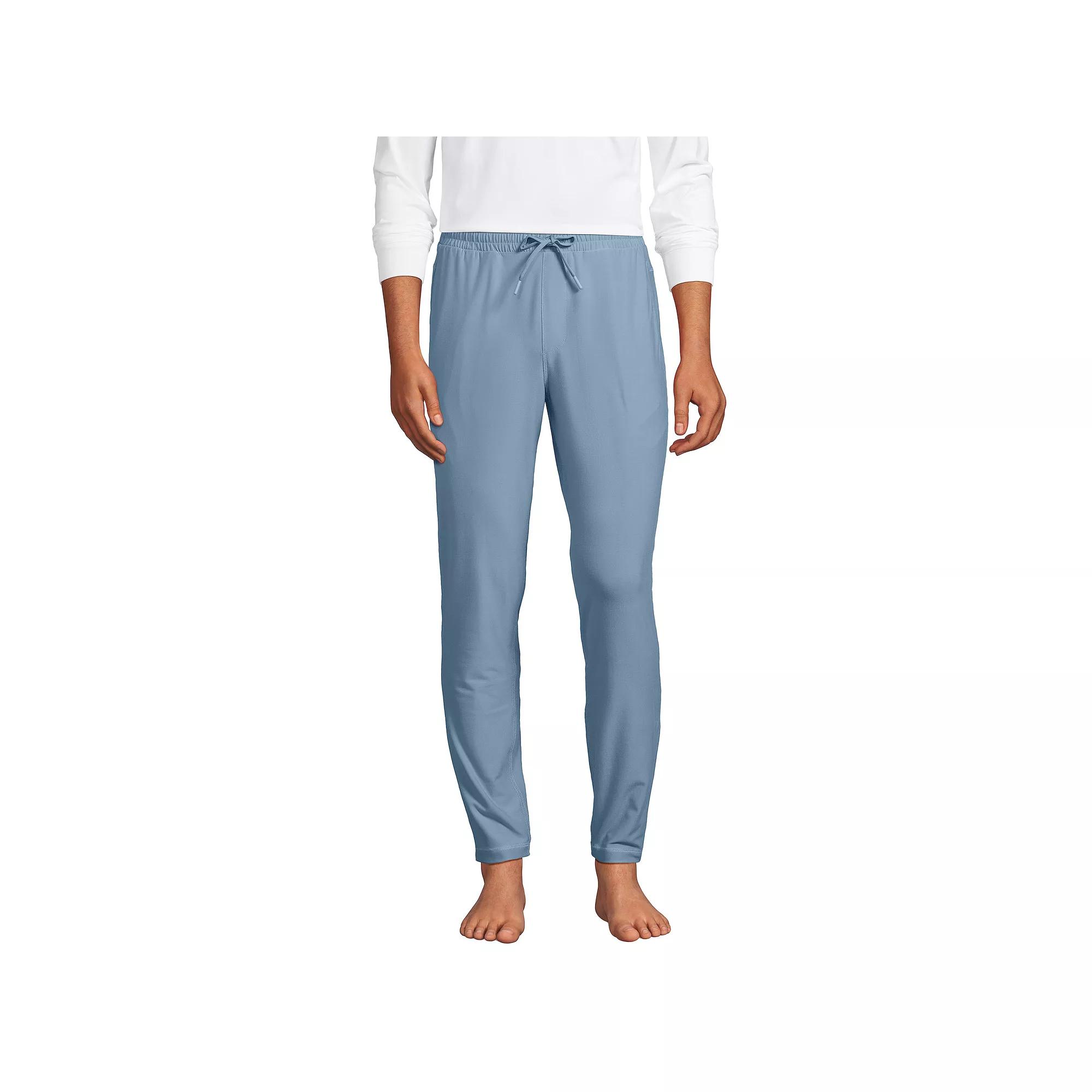 Men's Lands' End Weekend Weight Pants, Size: XL, Pale Grey Blue Product Image