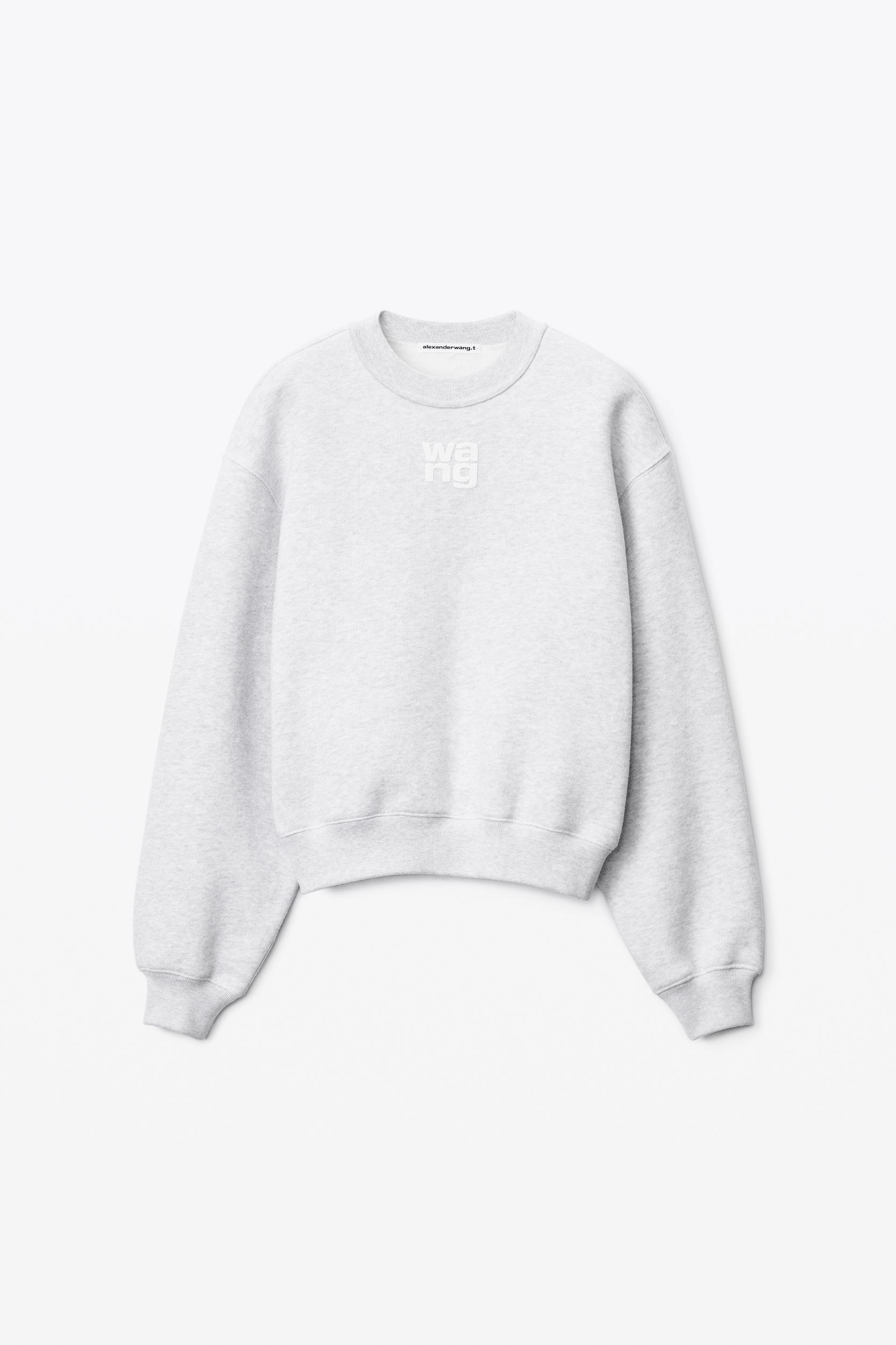 Puff Logo Sweatshirt In Structured Terry Product Image