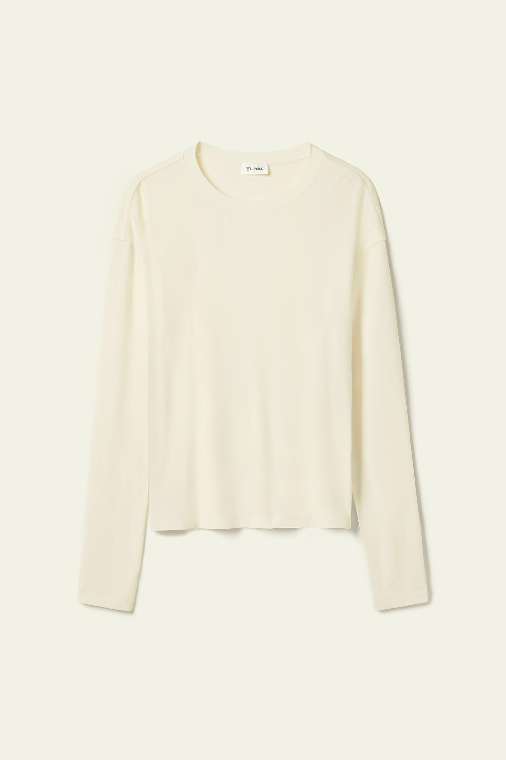 Silk Breeze Jersey Relaxed Lounge Top Product Image