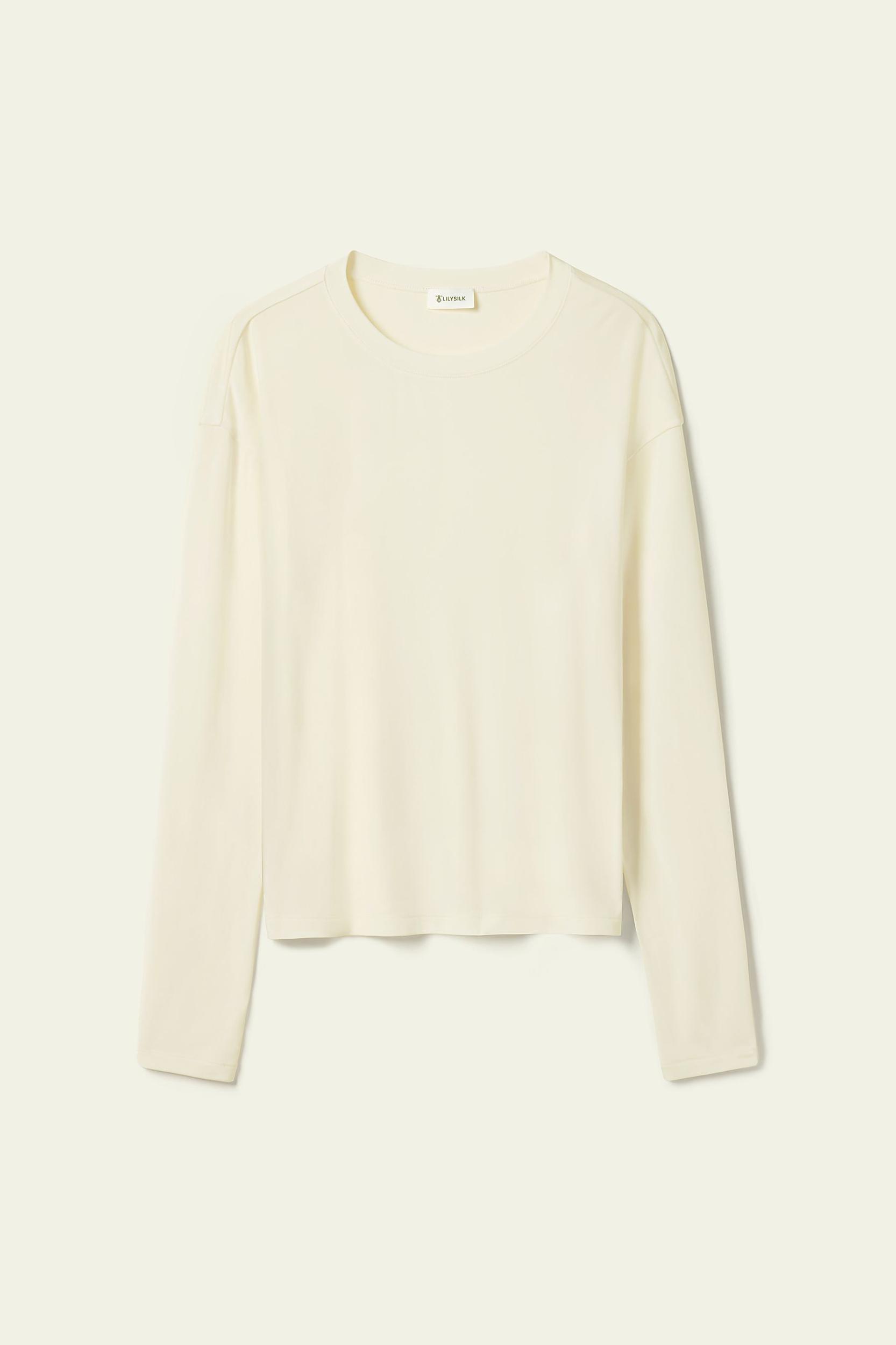 Silk Breeze Jersey Relaxed Lounge Top Product Image