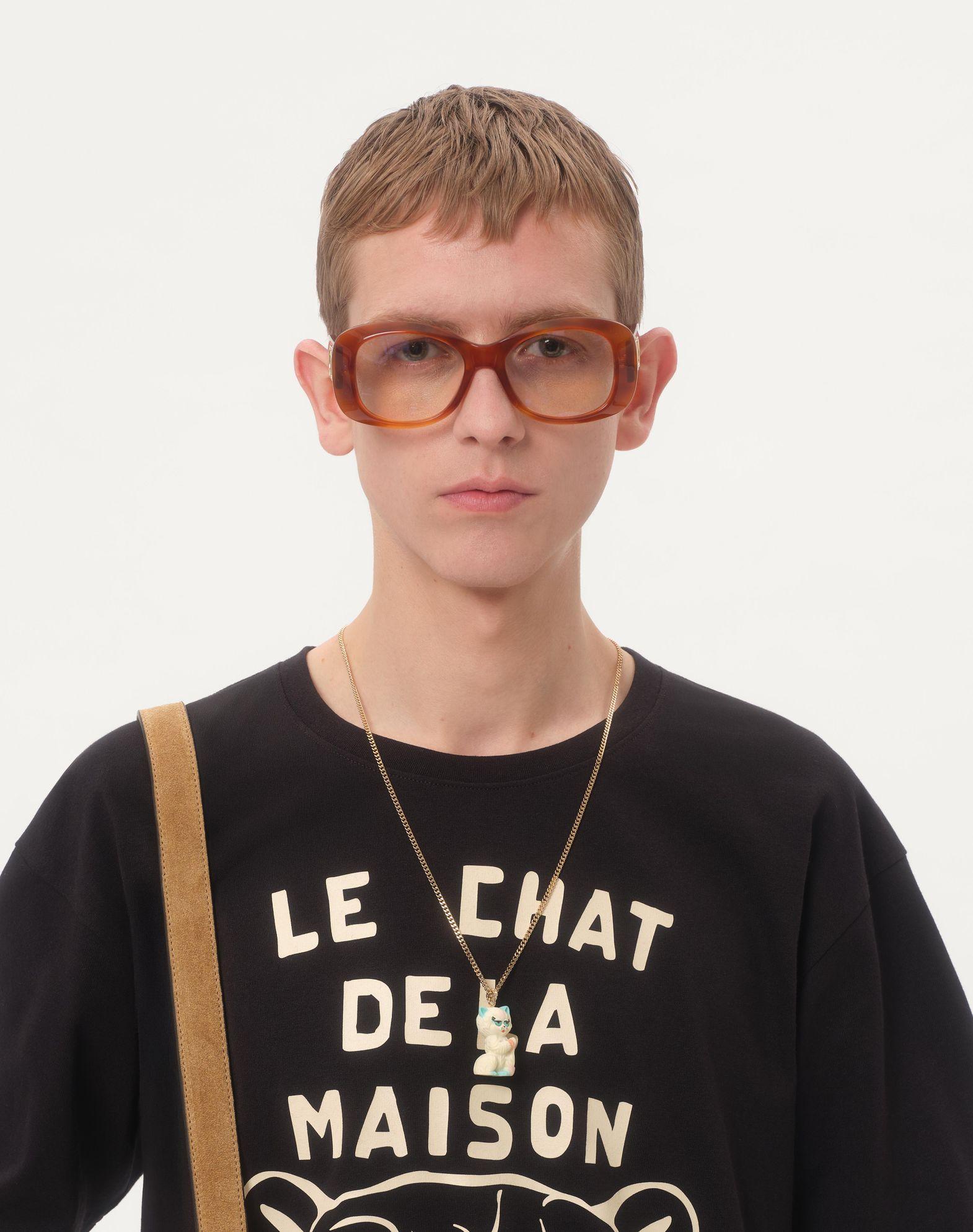 Cotton T-Shirt With Le Chat De La Maison Print Product Image