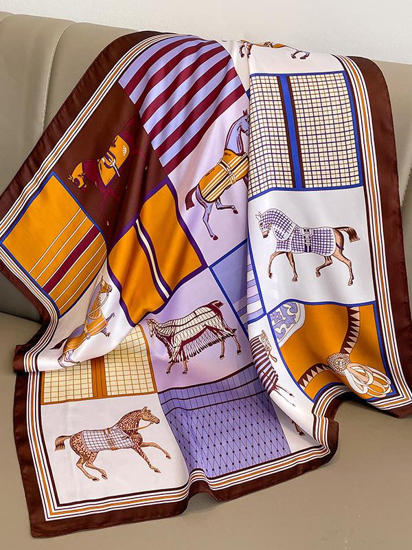 Square Animal Printed Scarfs&Hats Product Image