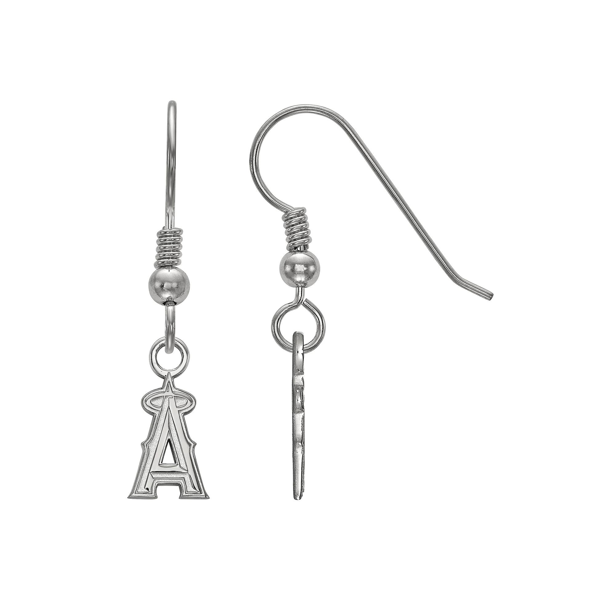 LogoArt Sterling Silver Los Angeles Angels of Anaheim Mini Dangle Earrings, Women's, Size: 29 mm Product Image