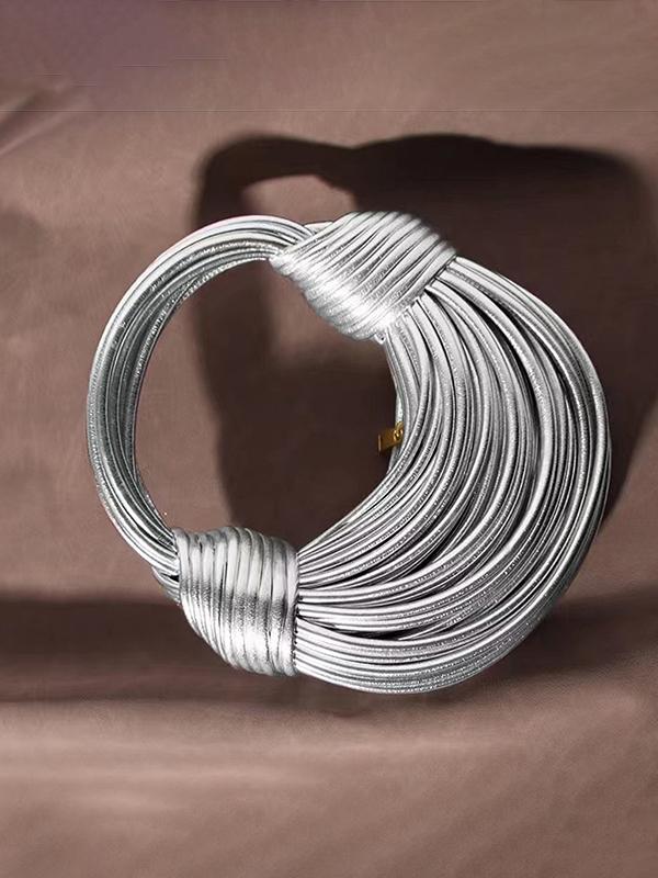 Geometric Zipper Handbags Product Image