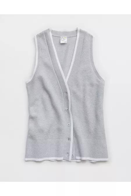 OFFLINE By Aerie Tennis Sweater Vest Cardigan Women's Product Image