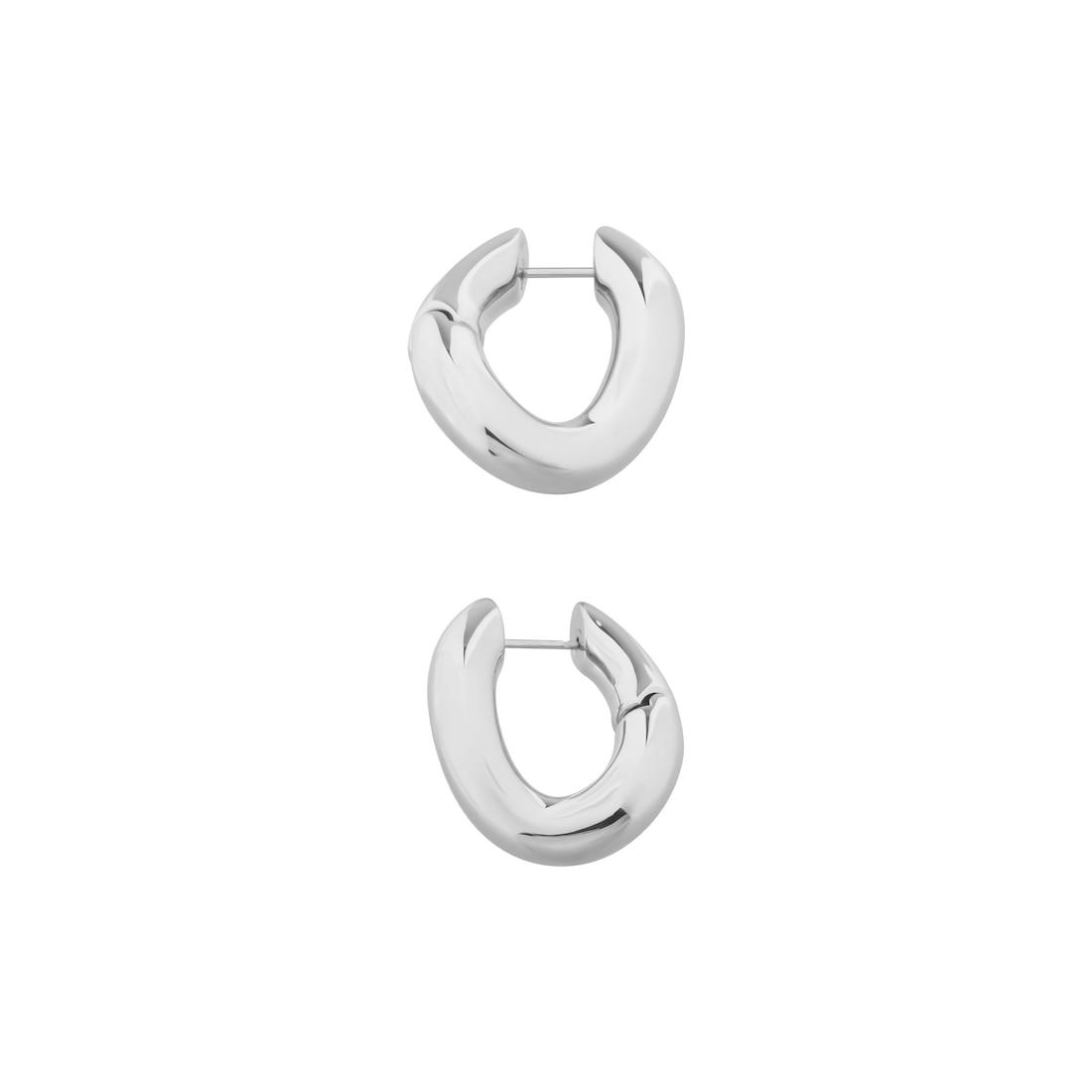 Women's Loop Earrings in Silver Product Image