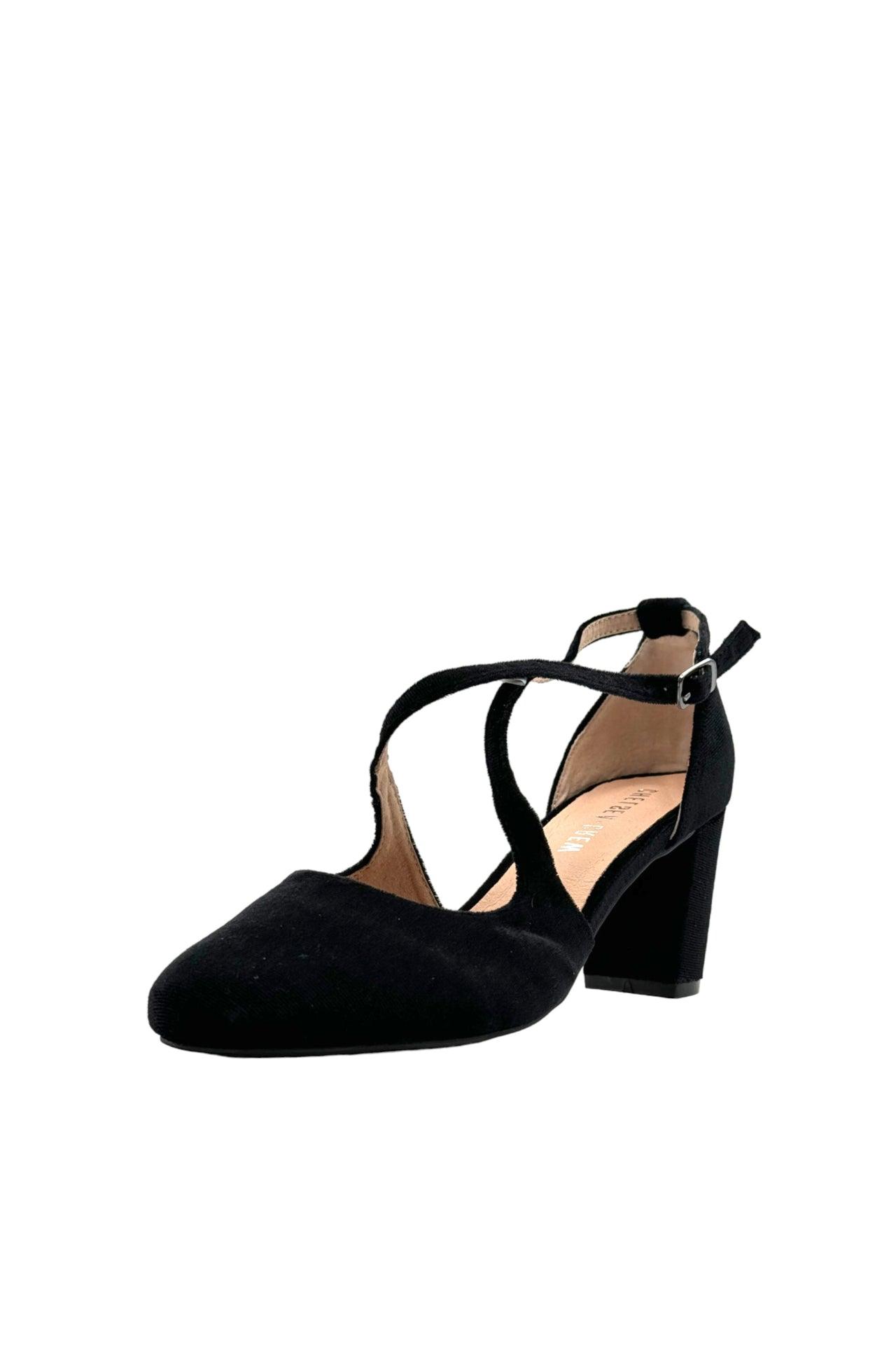 Oren Velvet Mary Jane Heels Product Image