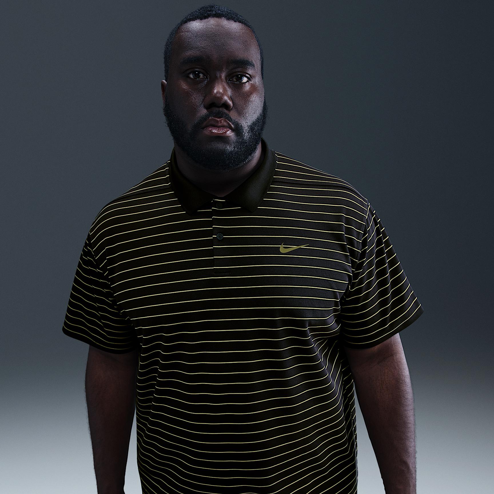 Nike Mens Dri-FIT Victory Striped Golf Polo | DH0829-321 Product Image