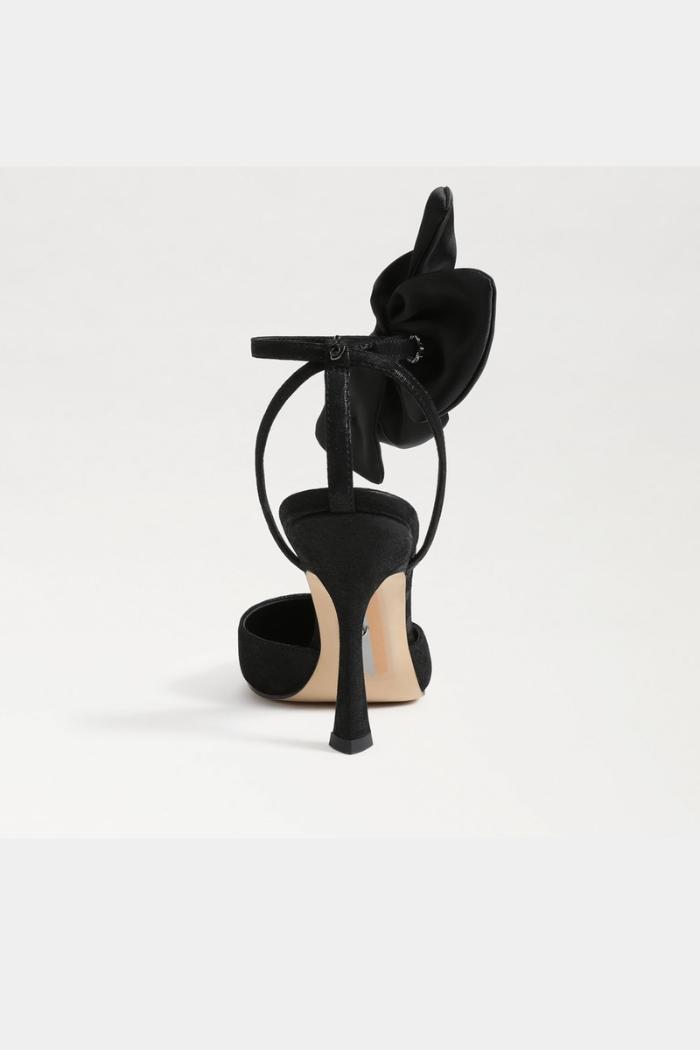 Halie Bow Heel- Black Product Image