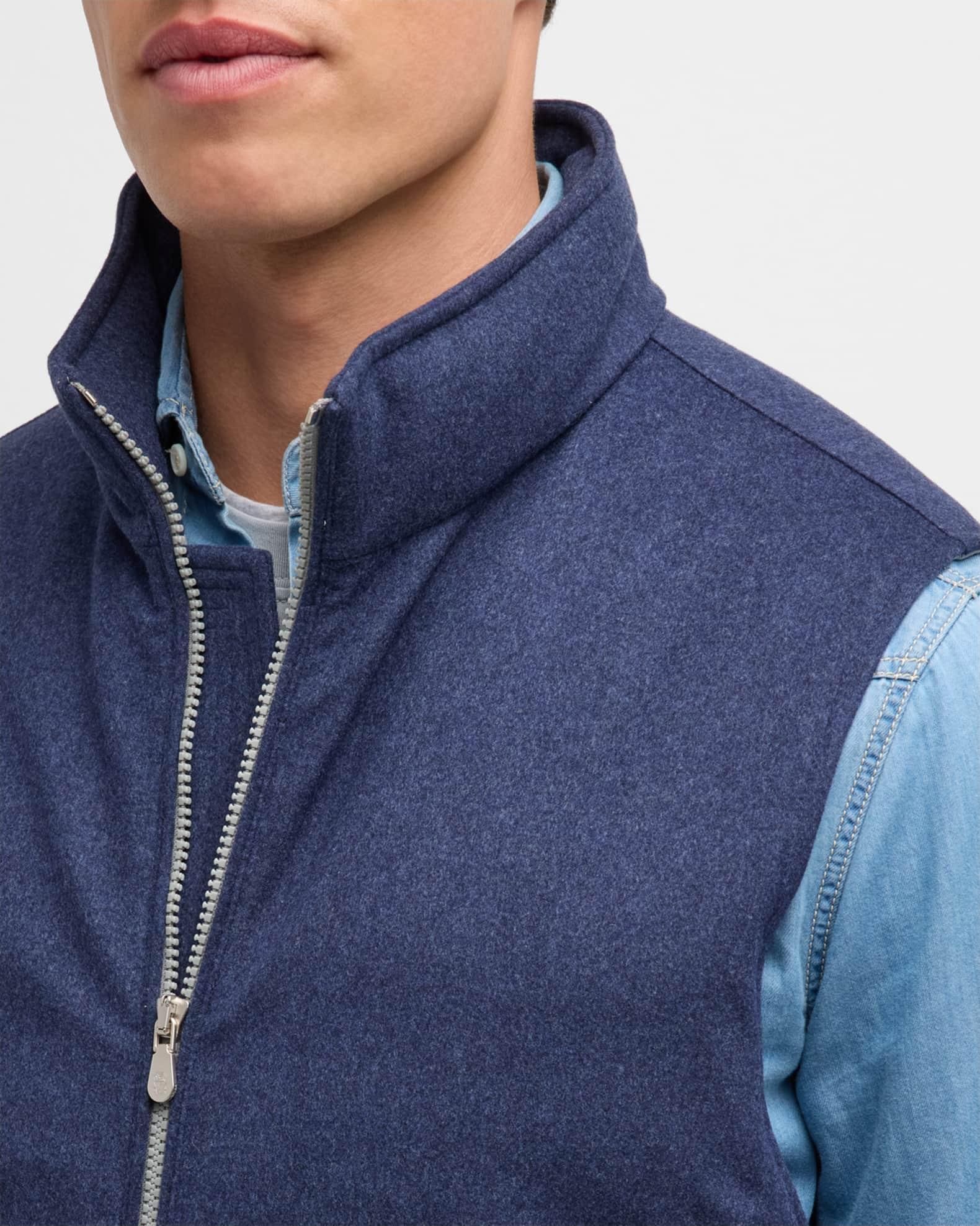 Men's Wool Padded Full-Zip Vest Product Image
