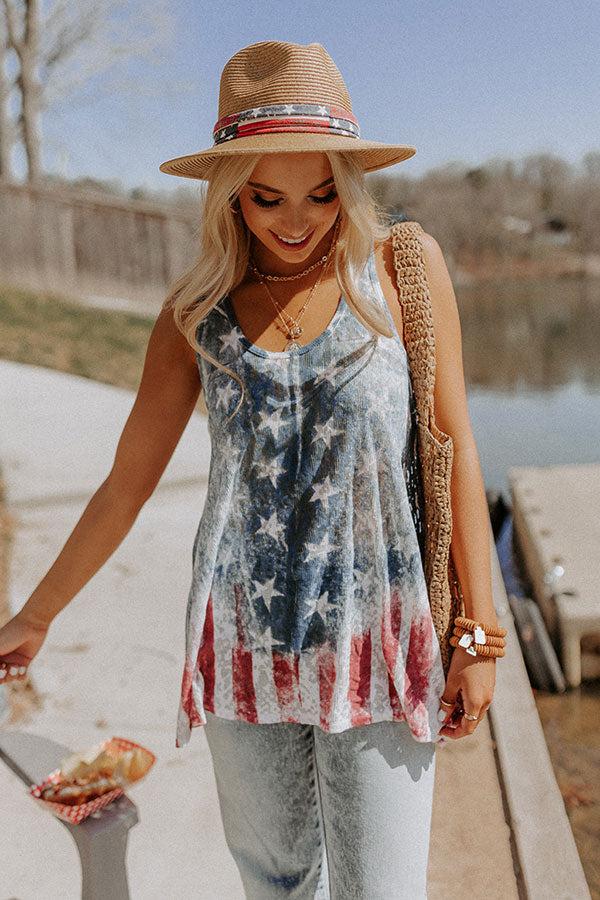 Red, White, And Blessed Shift Tank Product Image