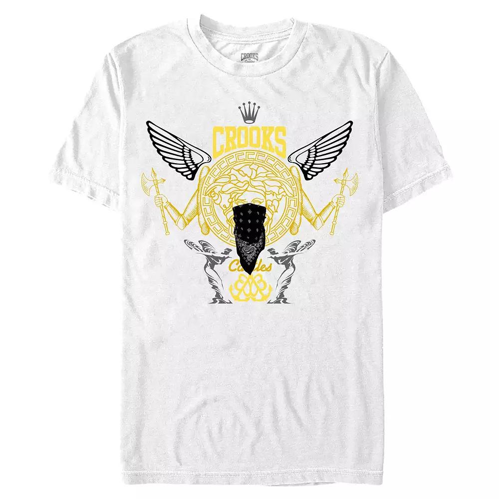 Men's Crooks And Castle The Medusa Bandit Crest Graphic Tee,  Product Image