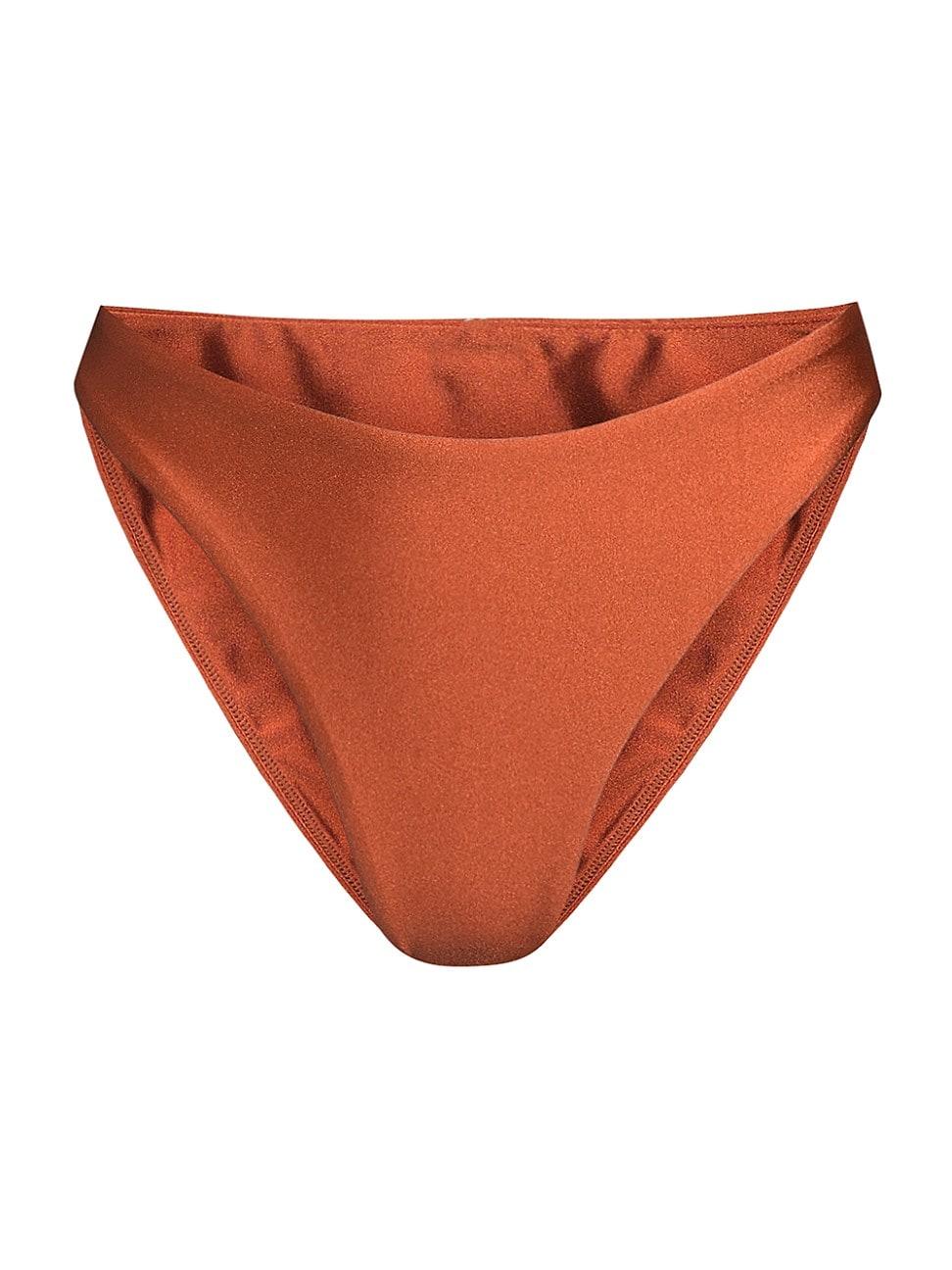 Womens Margot Gloss Bikini Bottom Product Image