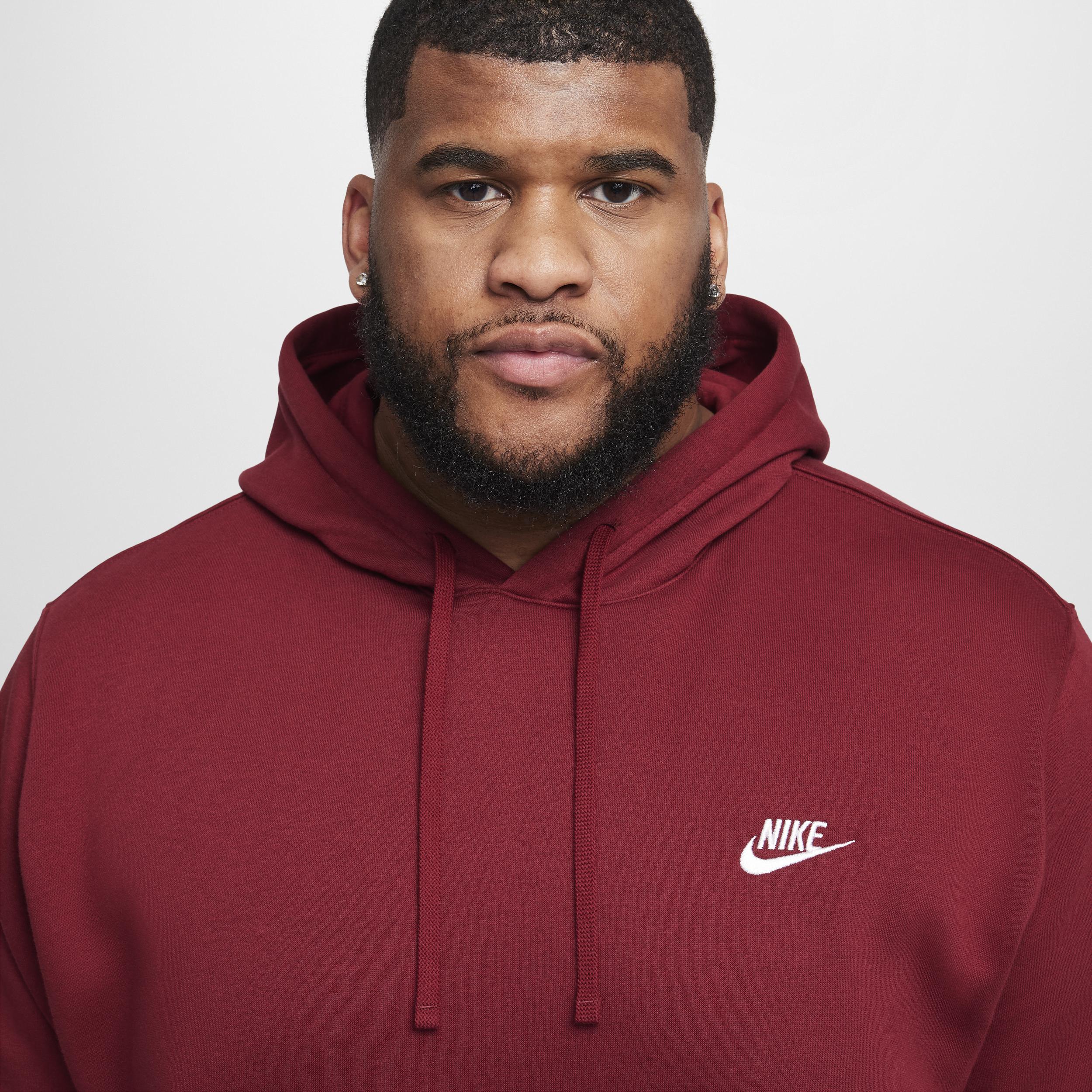 Mens Nike Sportswear Club Fleece Pullover Hoodie | BV2654-677 Product Image