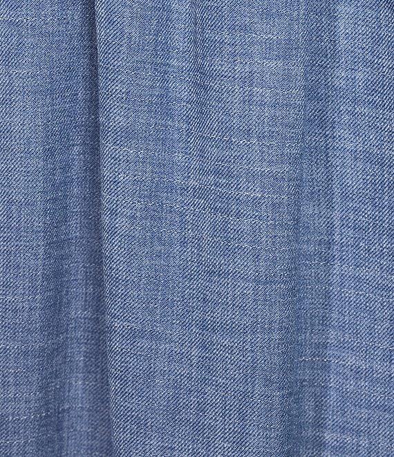 Blu Pepper Elastic Waist Pocketed Coordinating Midi Skirt Product Image