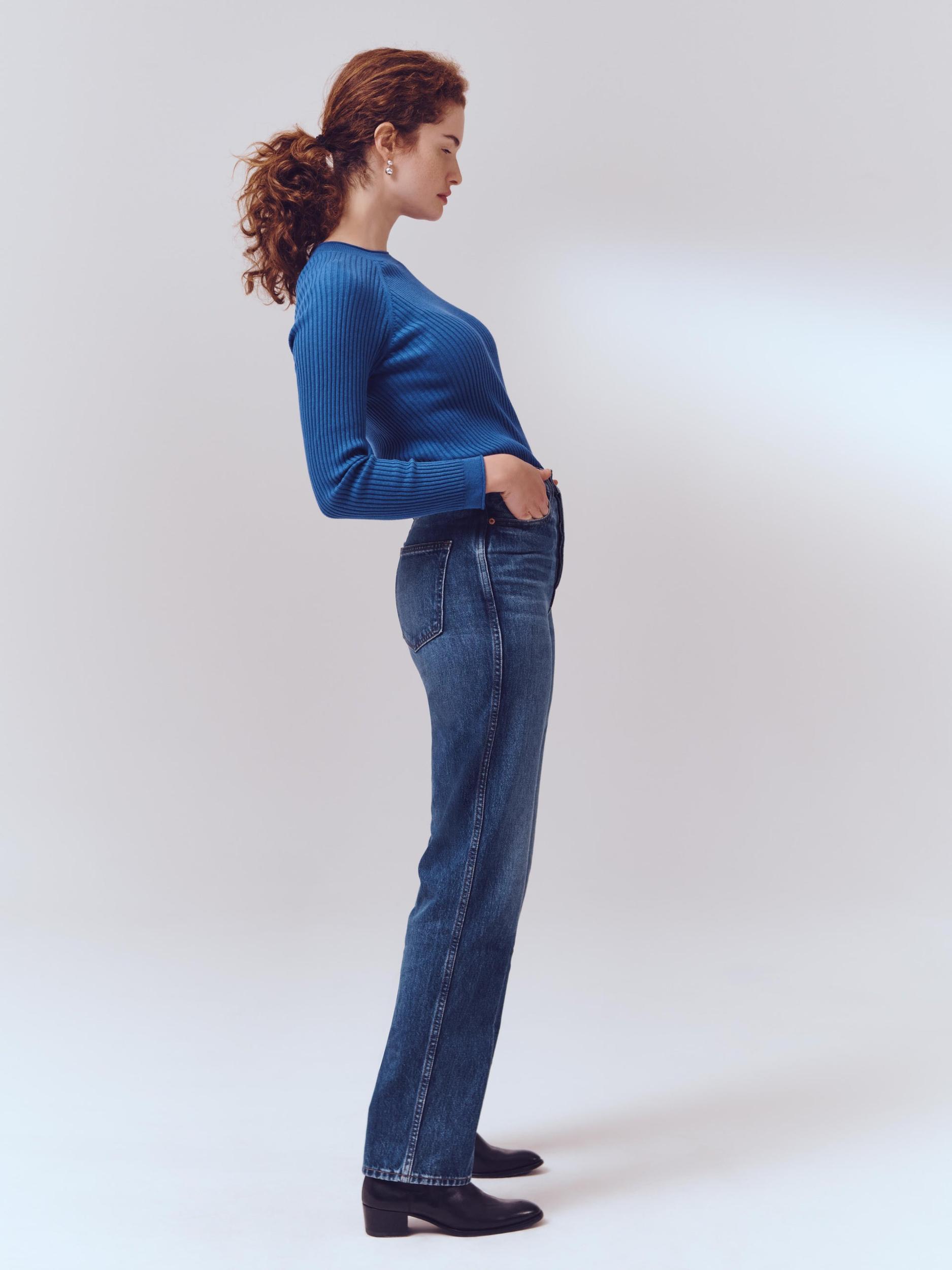 Carla High Rise Straight Jean Product Image