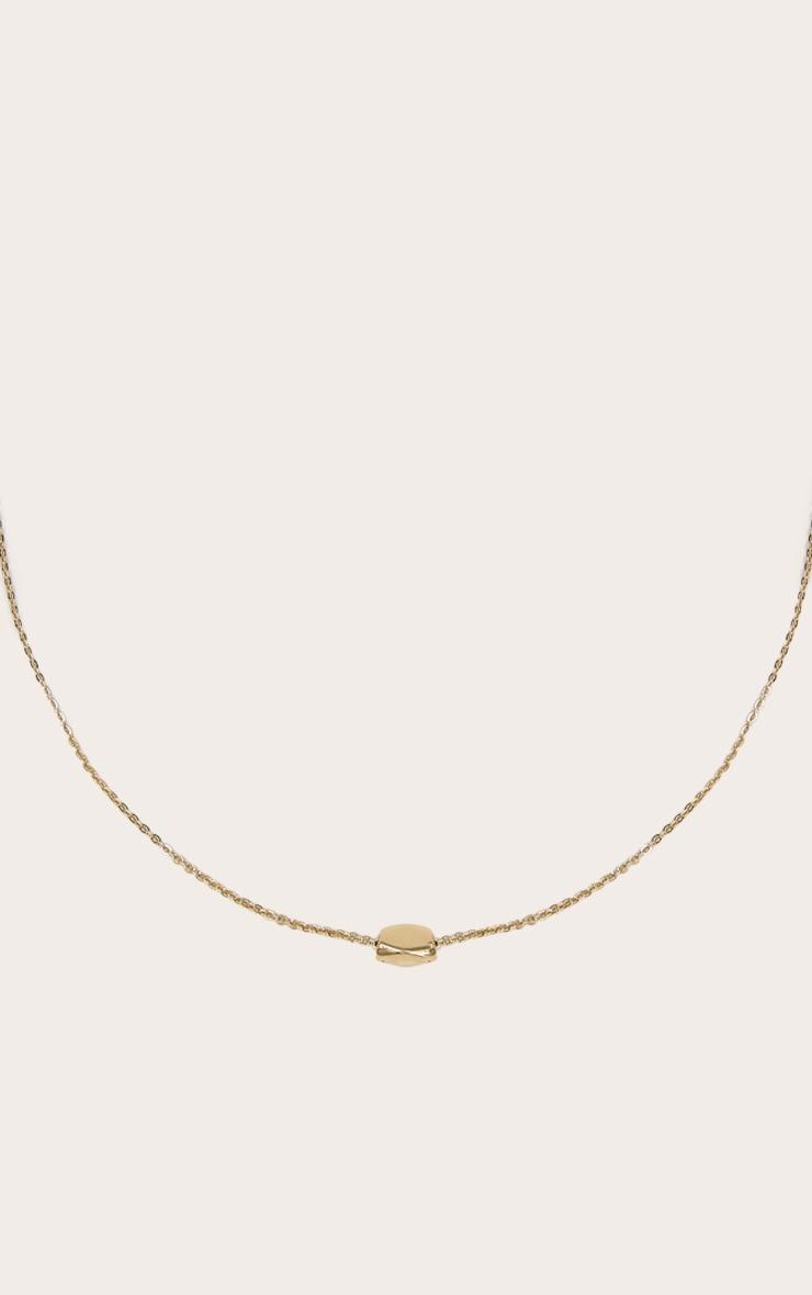 Gold Pendant Detail Necklace Product Image