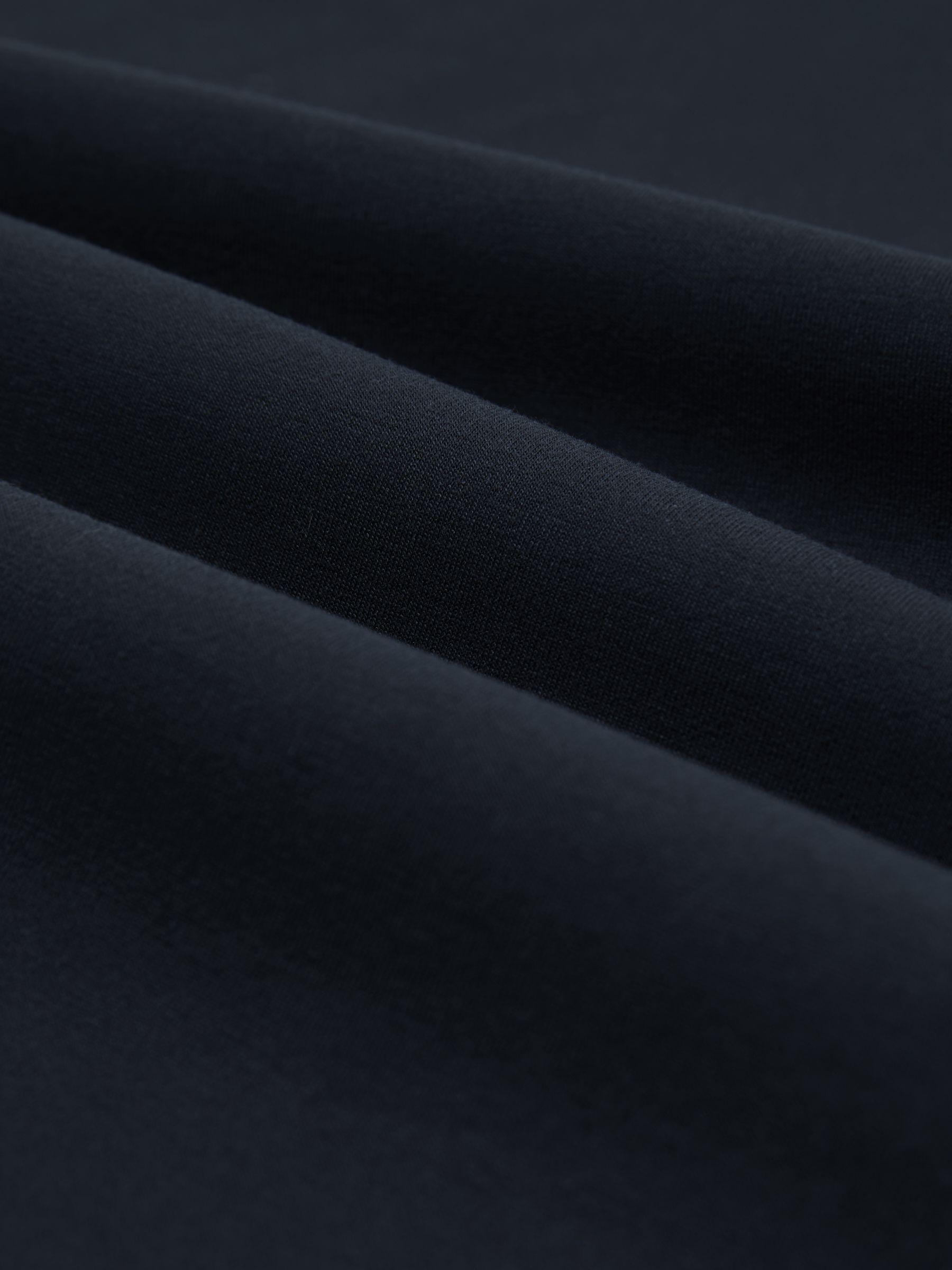 Premium Interlock Crew-Neck T-Shirt in Airforce Blue Product Image