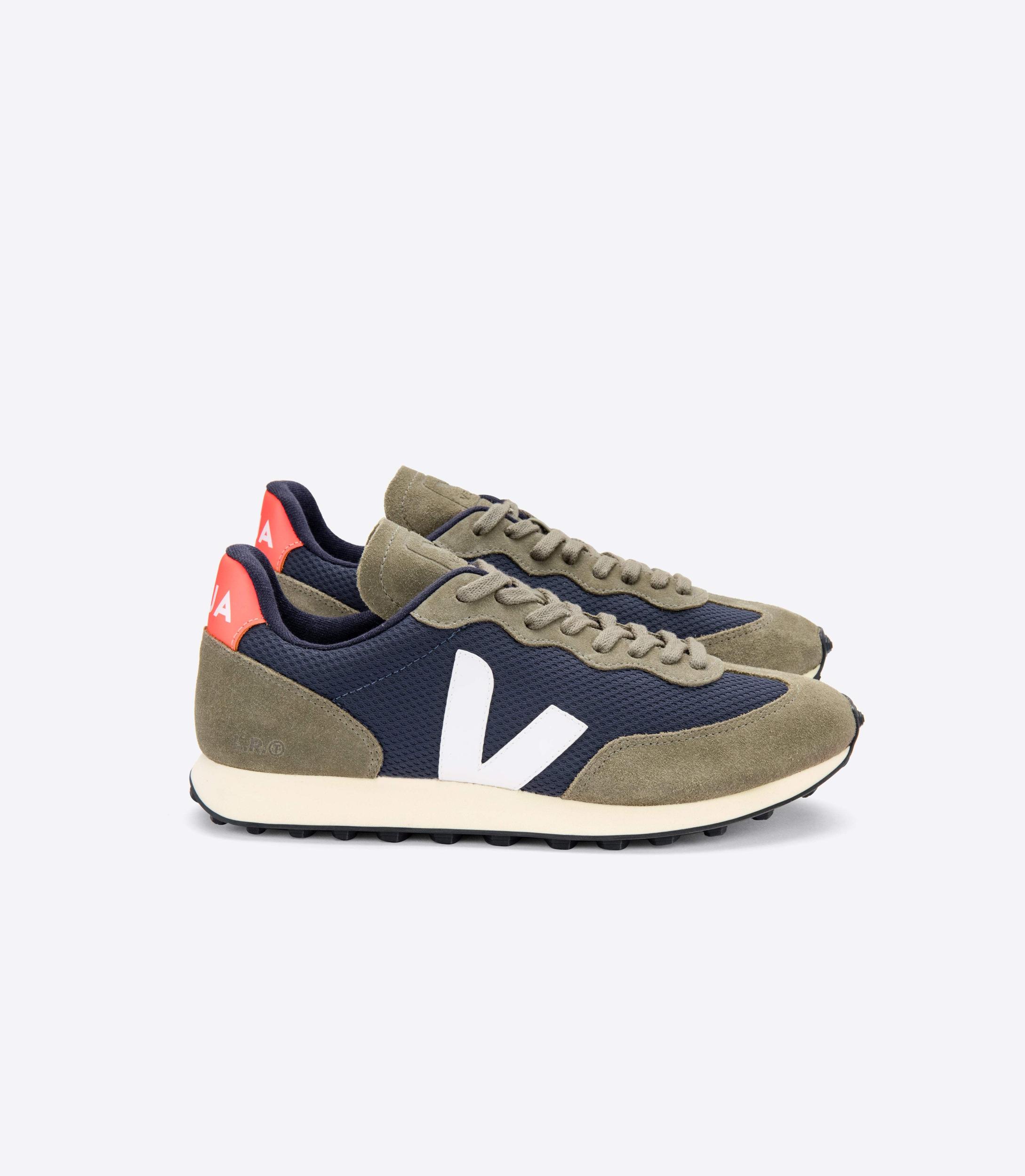 VEJA Men's Rio Branco - Nautico White Orange Fluo Male Product Image