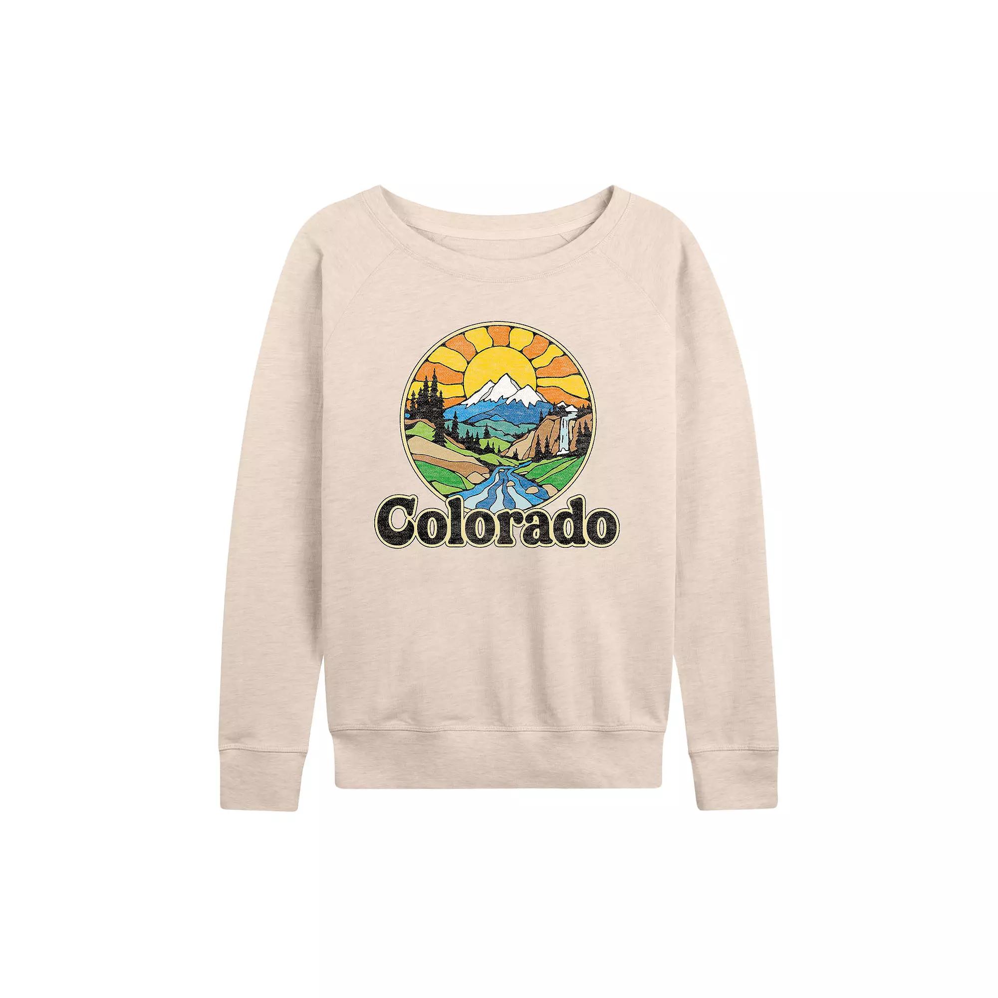 Women's Groovy Colorado French Terry Long Sleeve Tee, Girl's,  Product Image