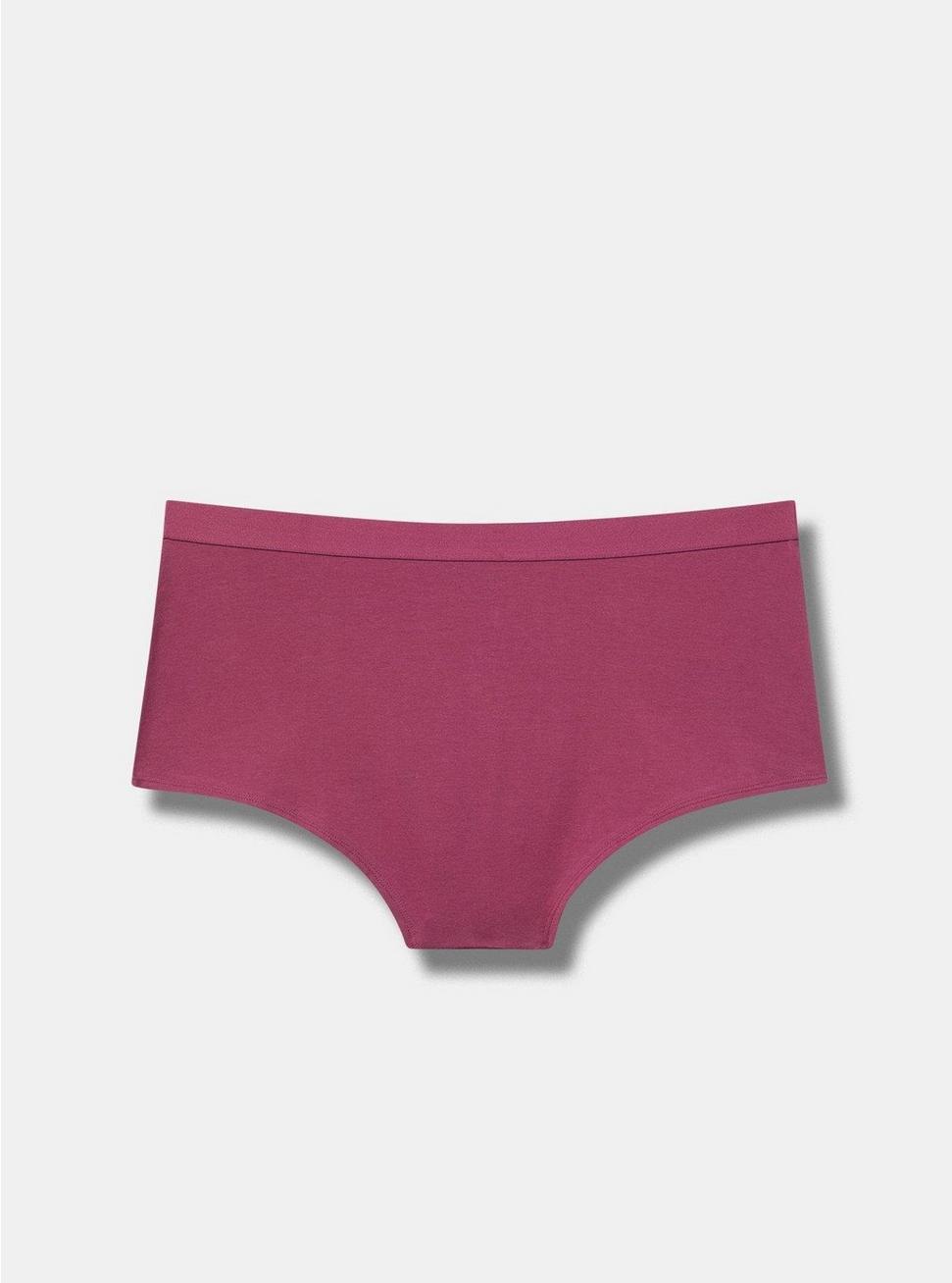 Cotton Mid-Rise Boyshort Panty Product Image