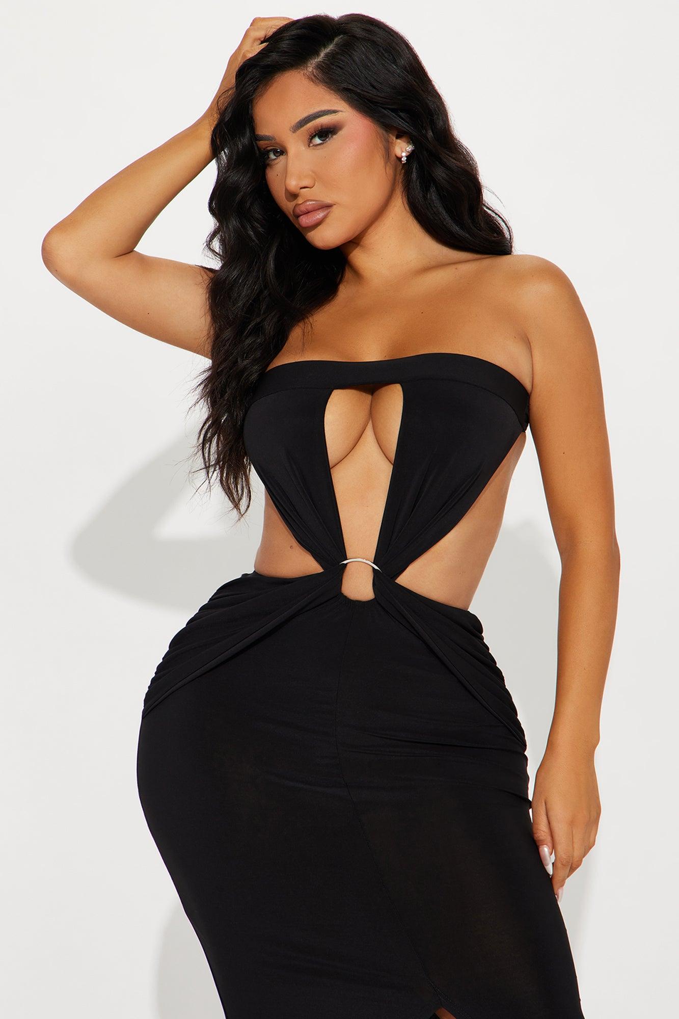 Summer In Bali Maxi Dress - Black Product Image