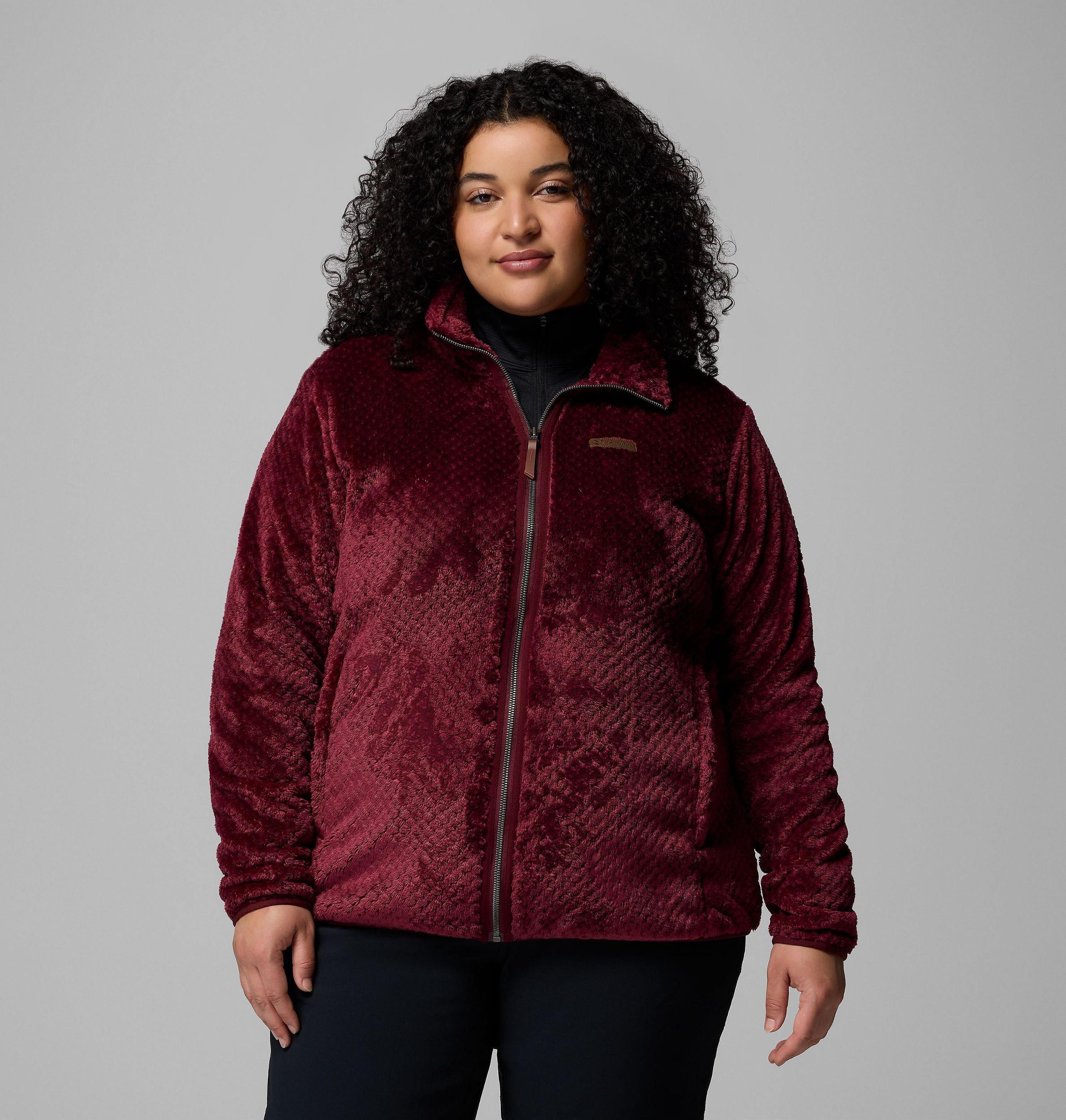 Columbia Womens Fire Side II Sherpa Full Zip Fleece - Plus Size- Product Image