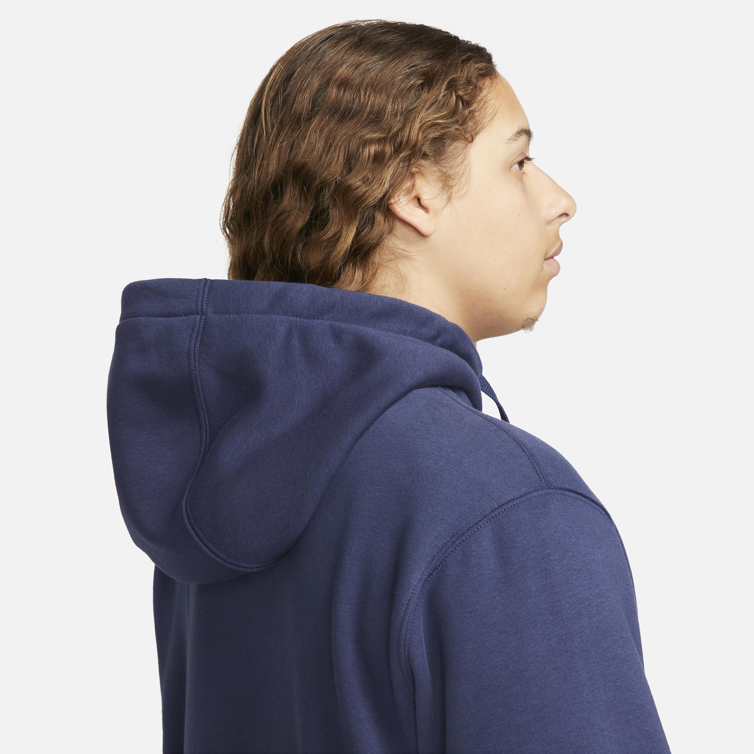 Mens Nike Sportswear Club Fleece Full-Zip Hoodie | BV2645-010 Product Image