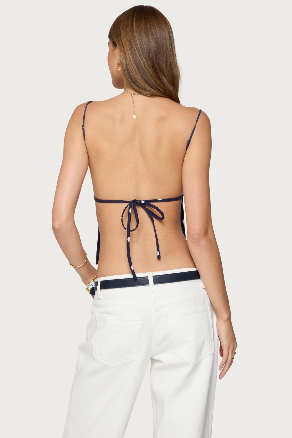 Jinx Polka Dot Open-Back Top Product Image