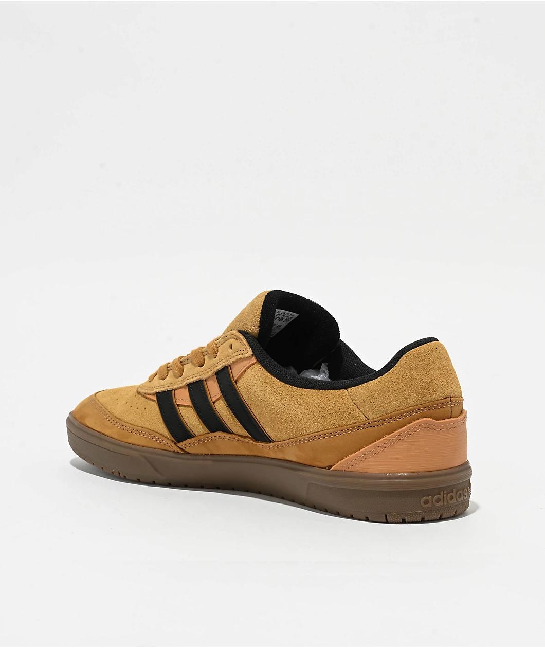 adidas Tyshawn II Mesa, Black & Gum Skate Shoes Product Image
