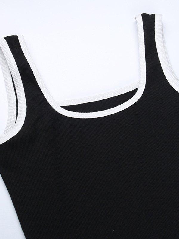 Sling Contrast Edge Rompers Product Image