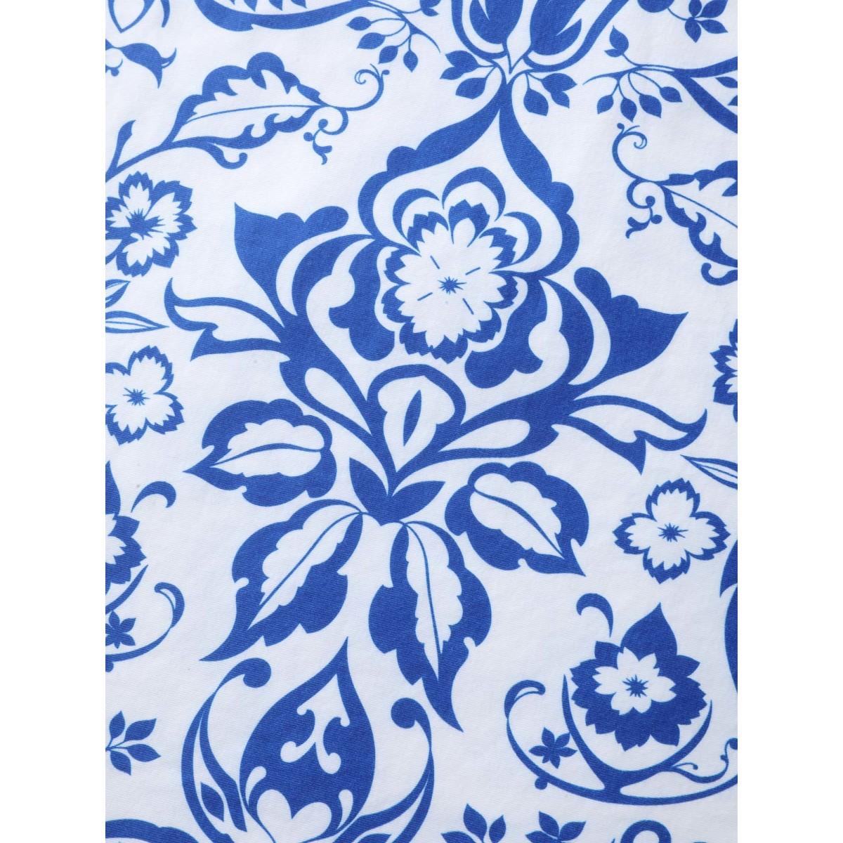 Plus Size Stretchy Floral Print Tank Top Women WhiteSmoke Contrast V-neck Everyday-Elegant Tank Tops Camis BloomChic 22-24/3X Product Image