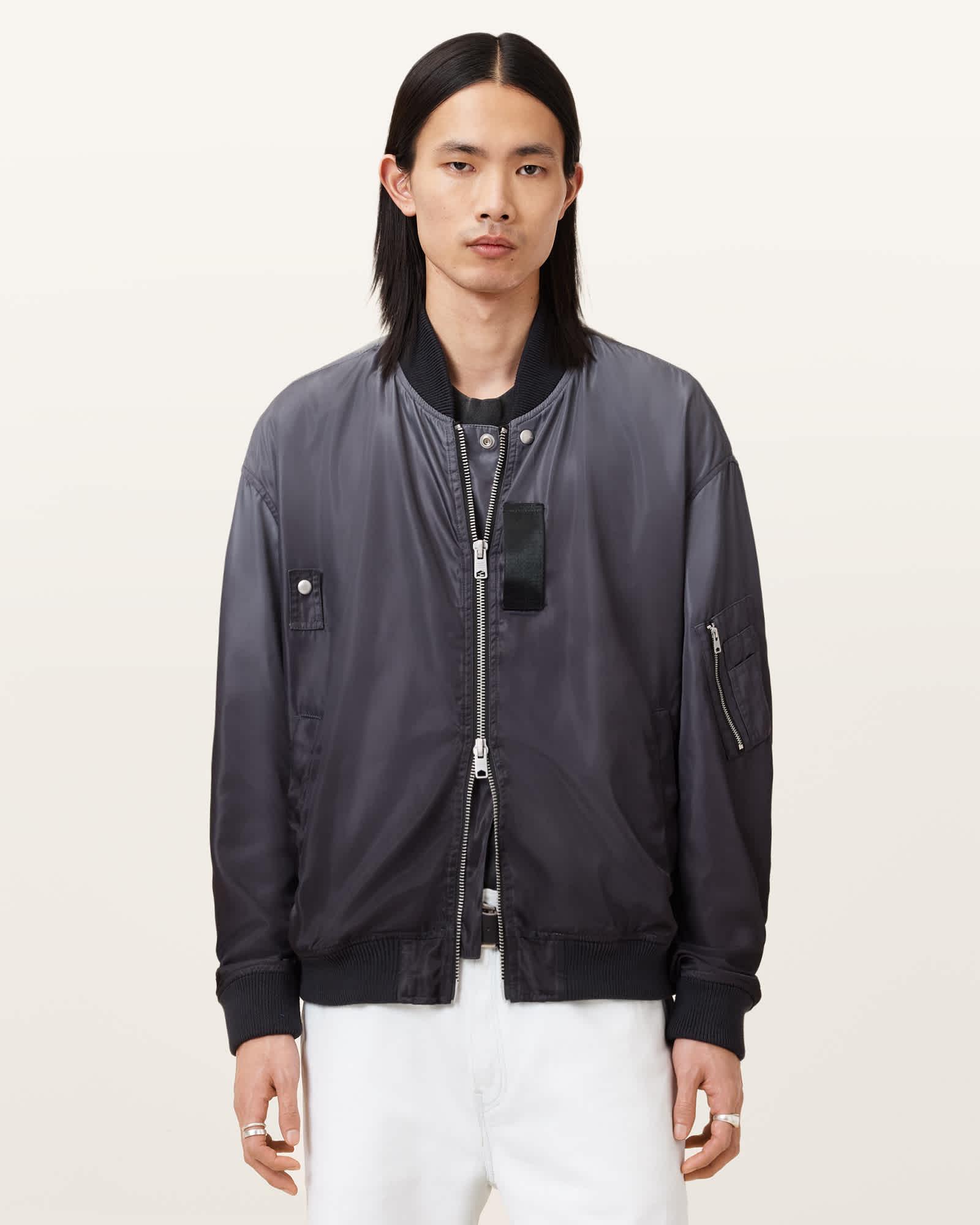 Cascade Relaxed Fit Bomber Jacket Product Image