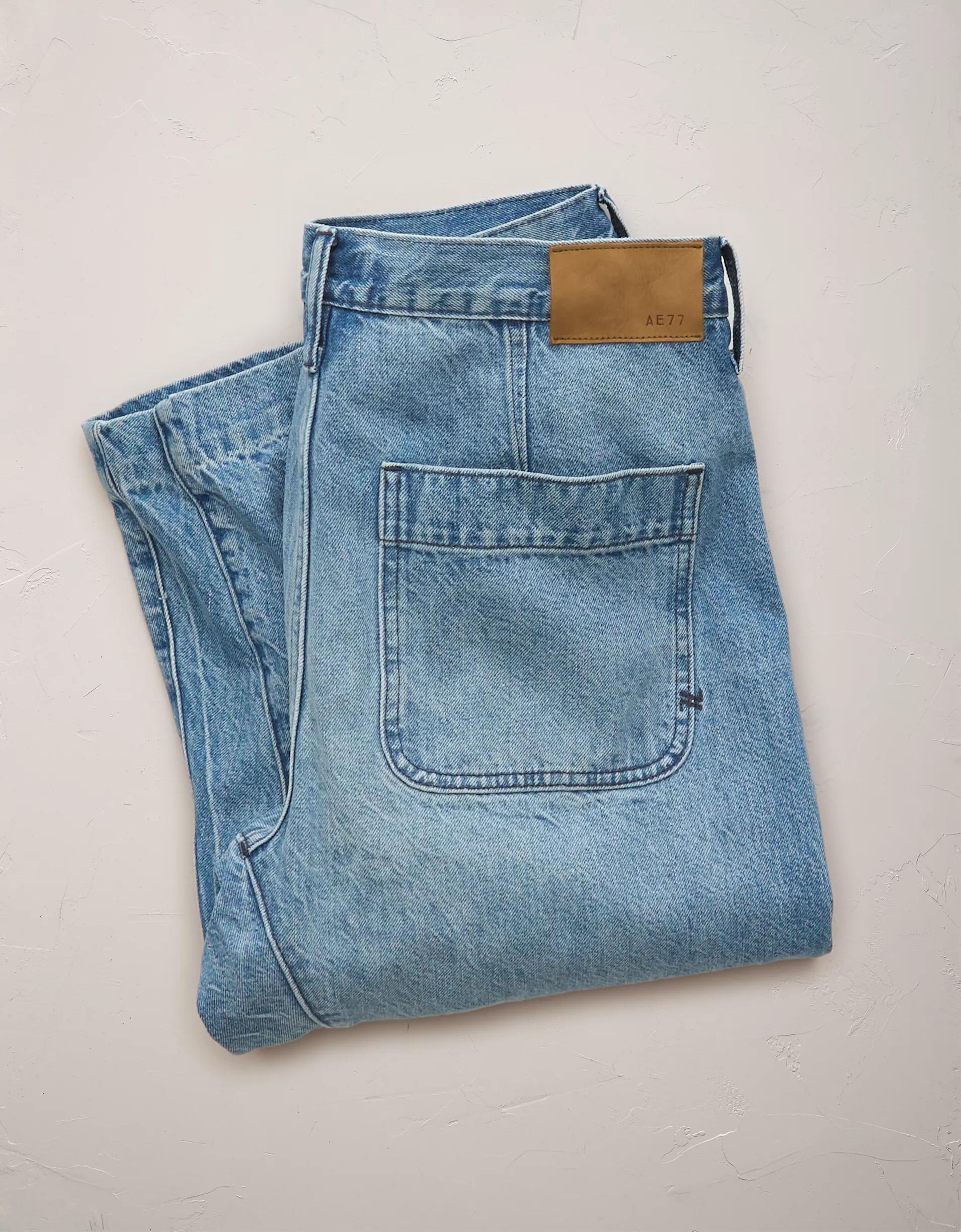 AE77 Premium Barrel Jean Product Image