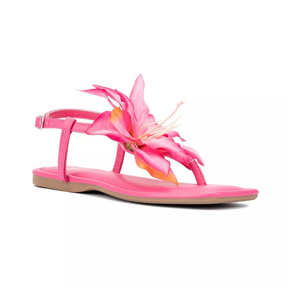 New York & Company Helga Womens T-Strap Sandals Product Image
