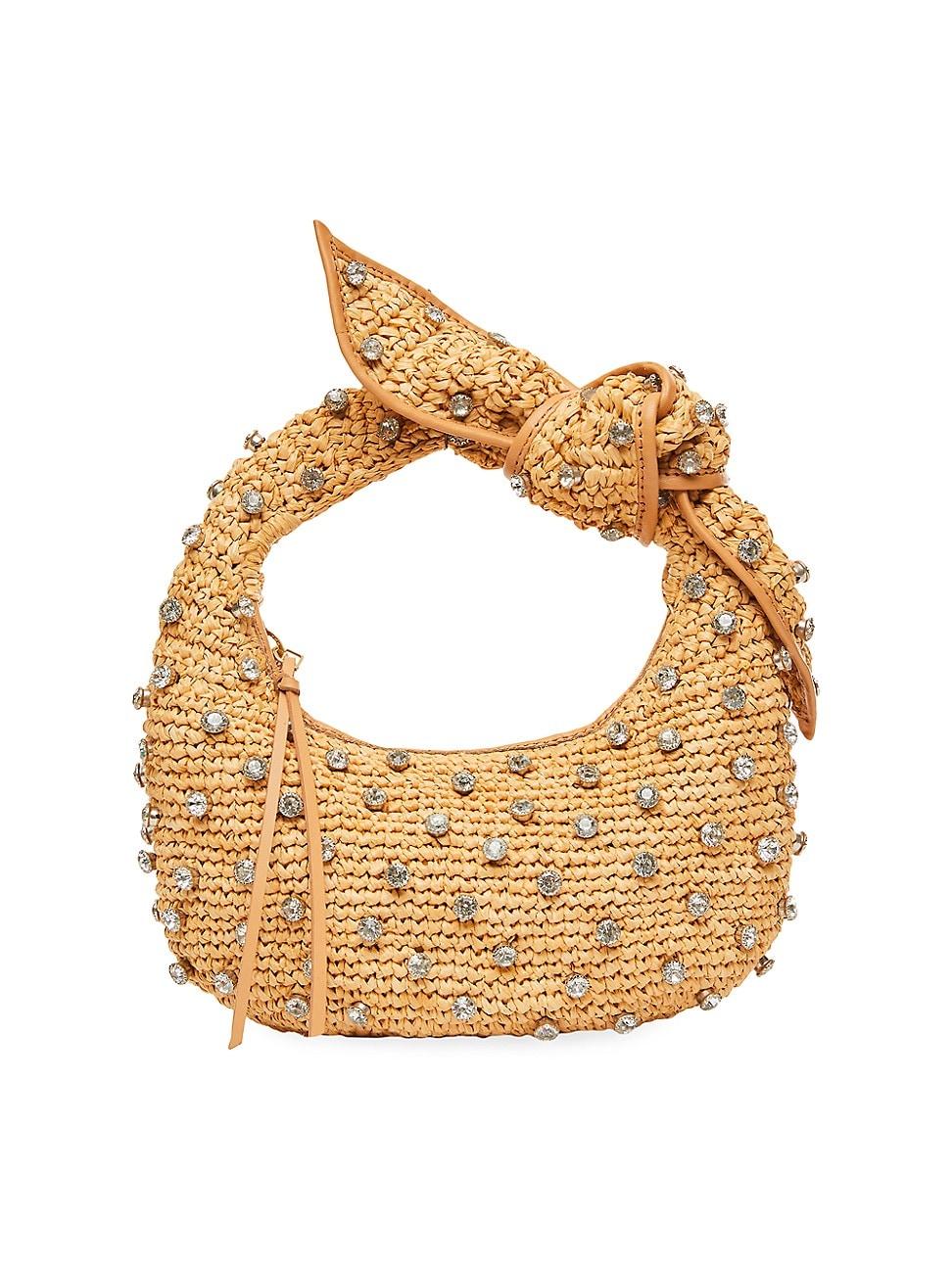Womens Josie Bling Raffia Top-Handle Bag Product Image