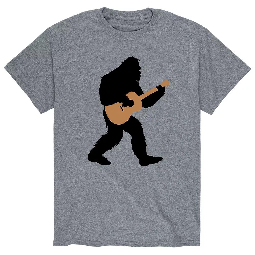 Men's Sasquatch Playing Guitar Tee,  Product Image