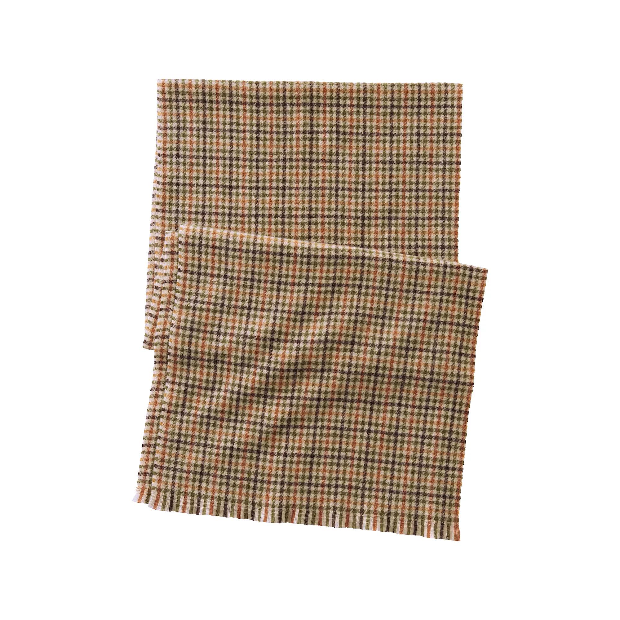 Women's Lands' End CashTouch Pattern Scarf, Green Ombre Stripe Product Image