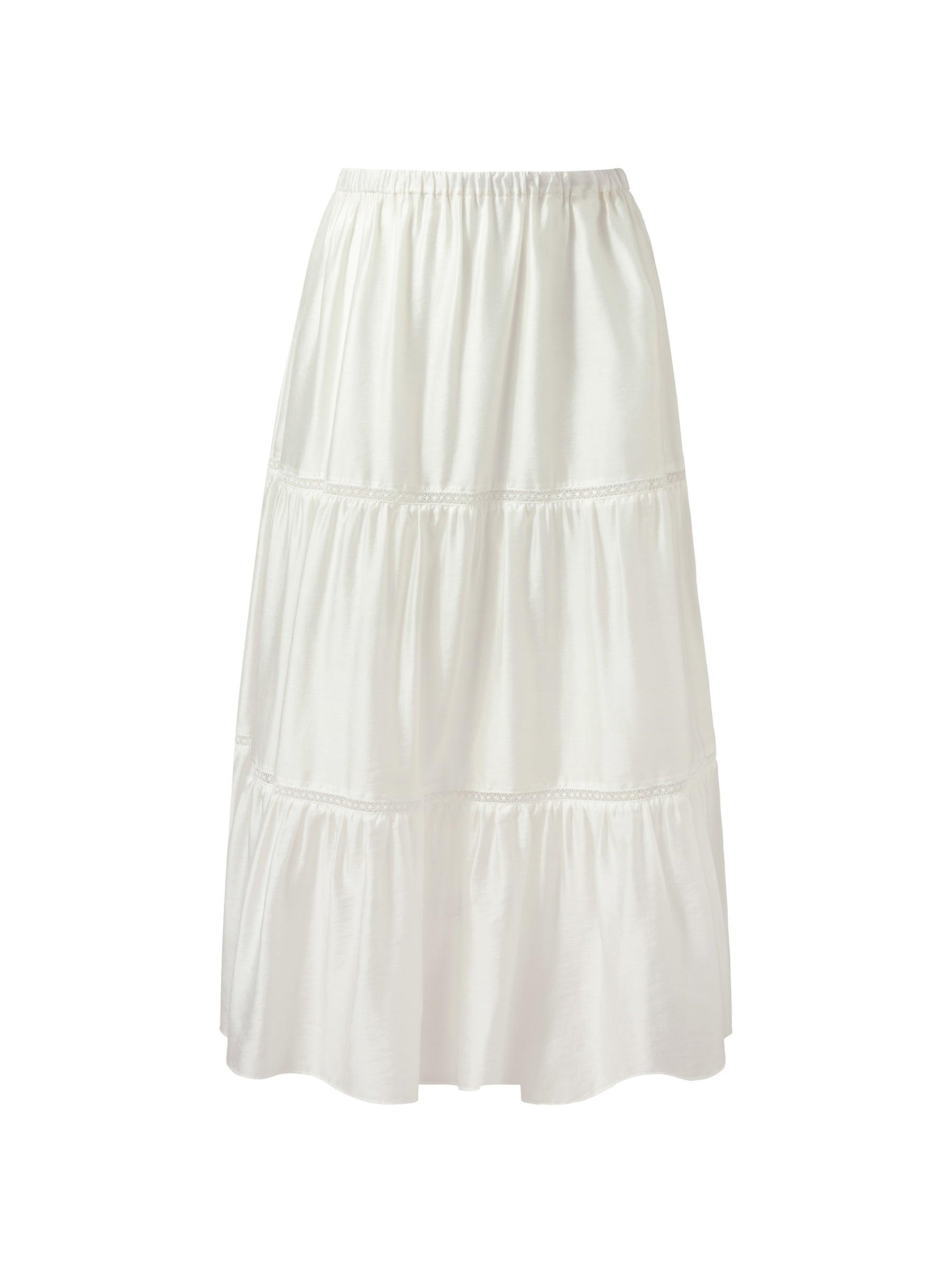 Tencel Blend Women A-Line Skirt Product Image