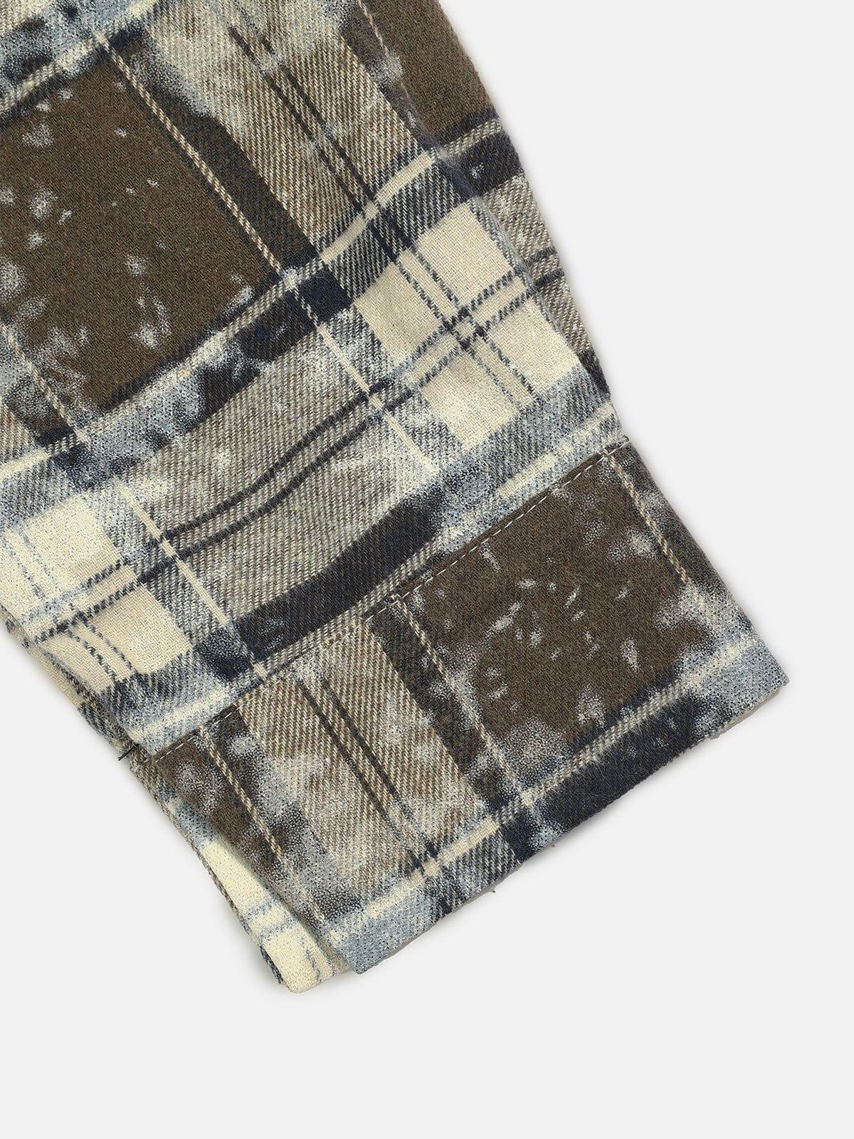 Aelfric Eden Asymmetry Plaid Shirt Product Image