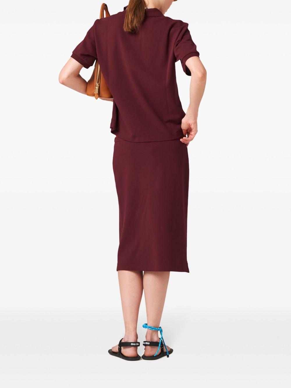 logo-embroidered cotton polo shirt Product Image