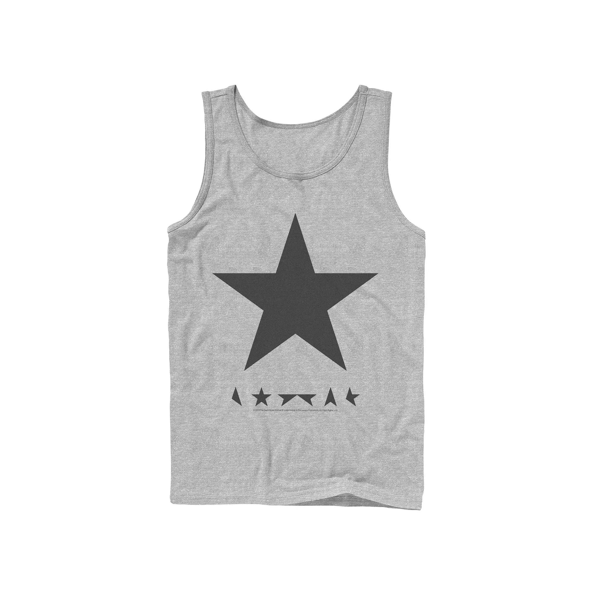 Men's David Bowie Black Star Album Cover Tank Top,  Product Image