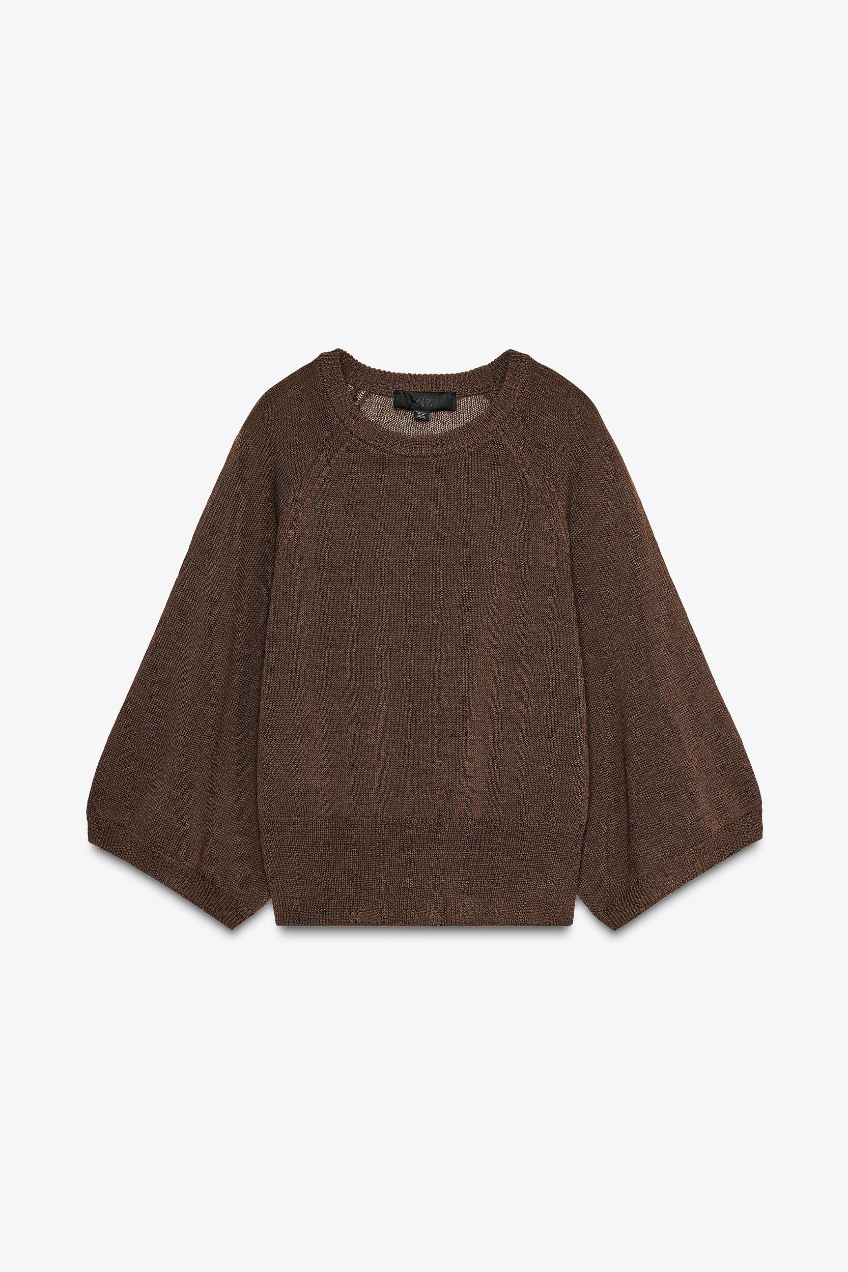 WIDE SLEEVE KNIT SWEATER Product Image