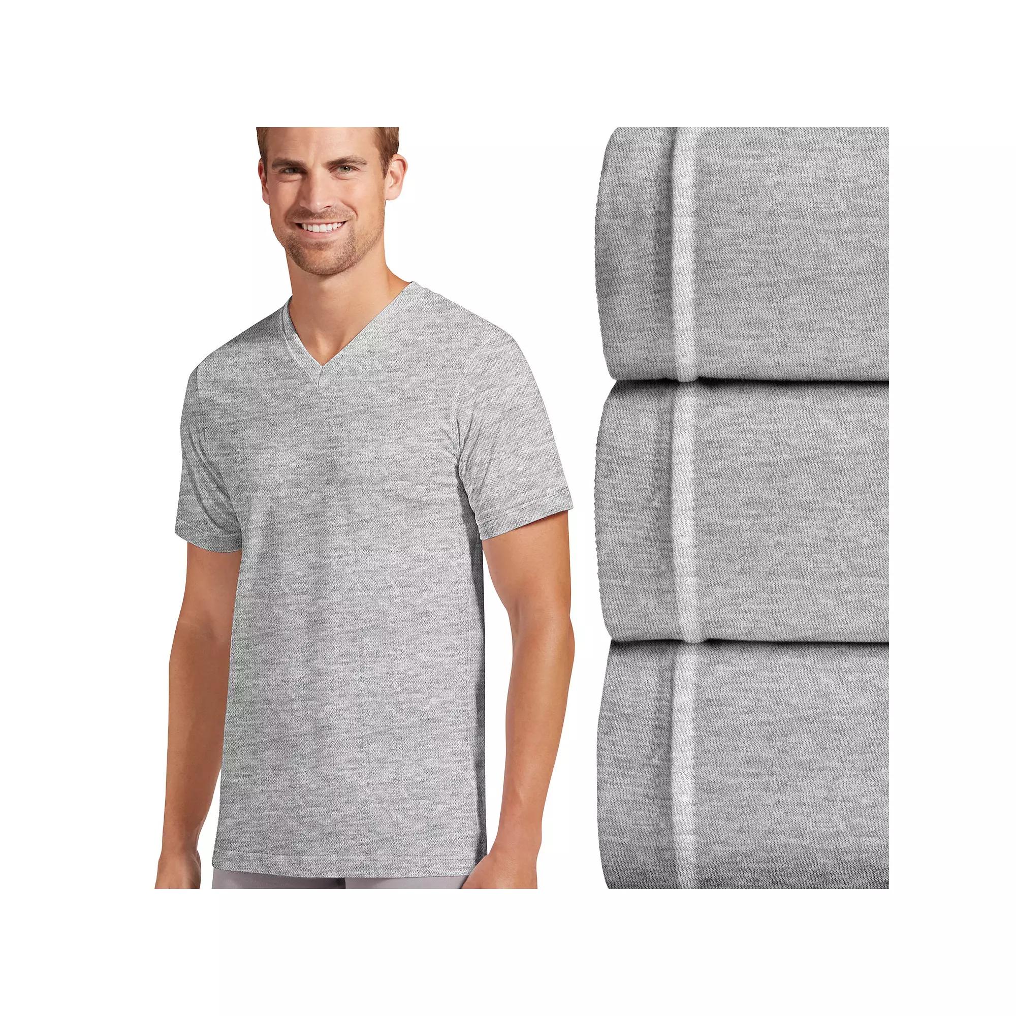 Men's Jockey® Classic 3-pack V-Neck Undershirt,  Product Image
