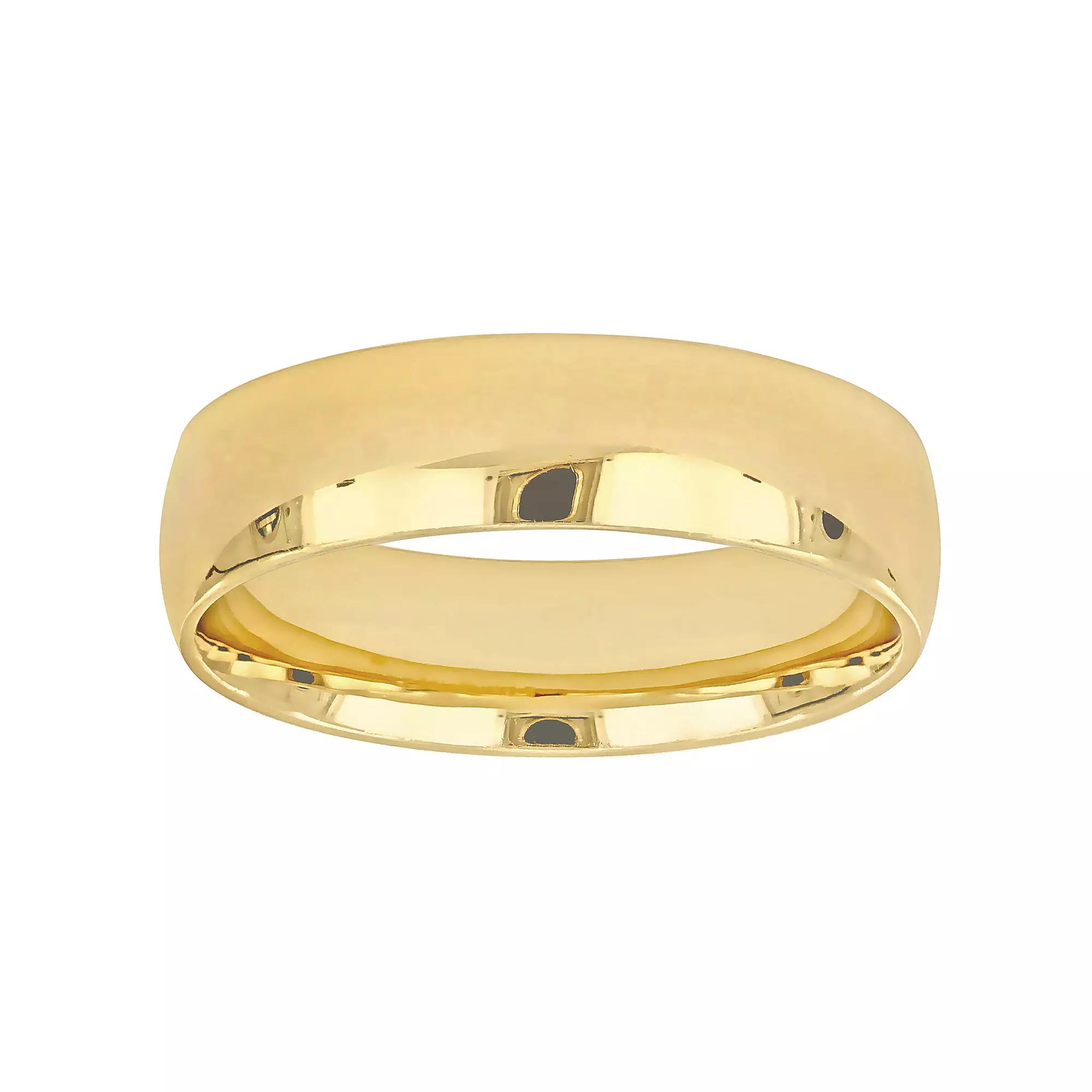 Stella Grace 14k Gold Mens 6 mm Polished Wedding Band, Womens Product Image