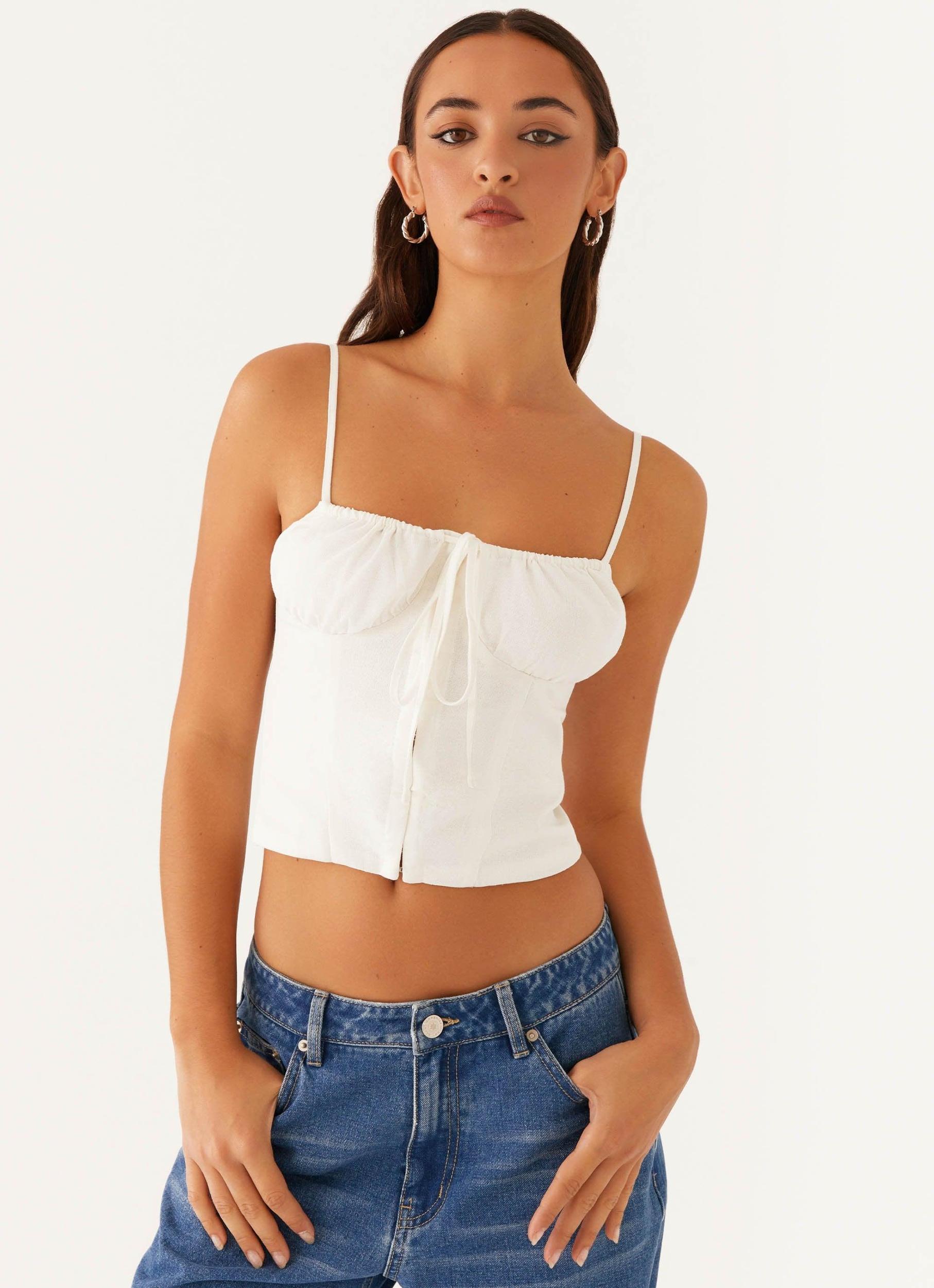 Everly Top - White Product Image