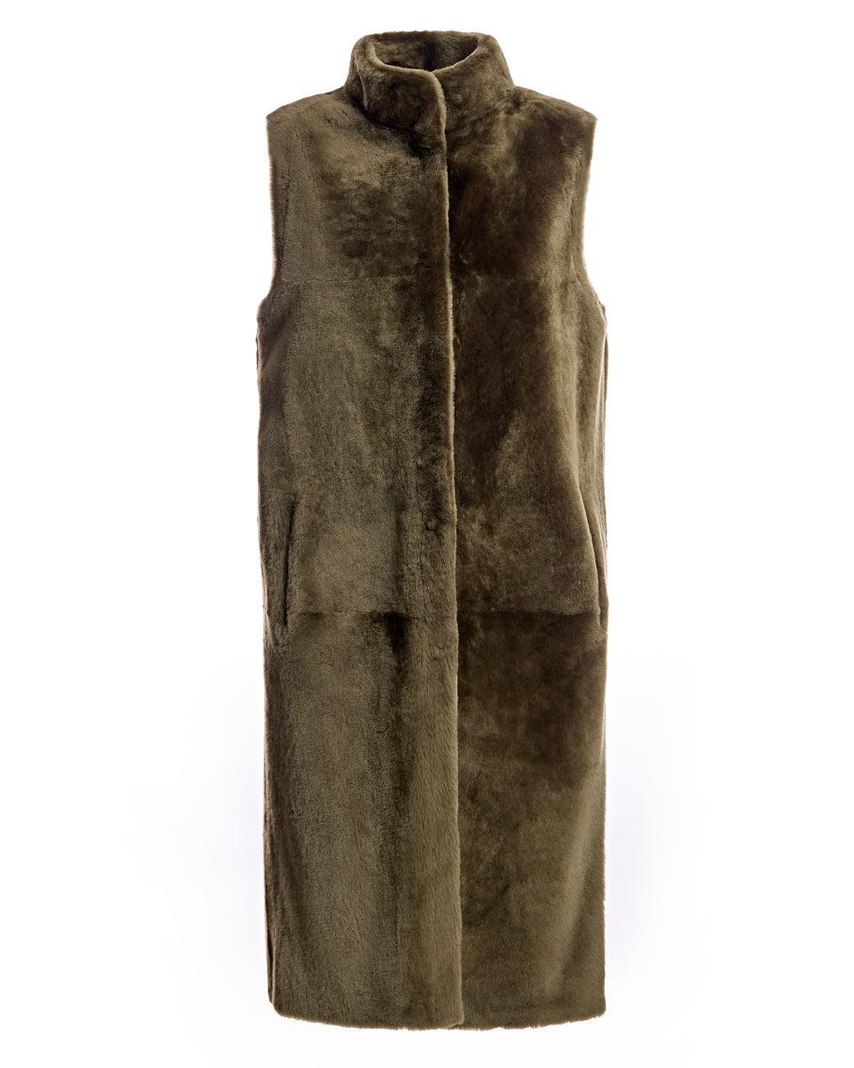 Reversible Shearling Vest Product Image