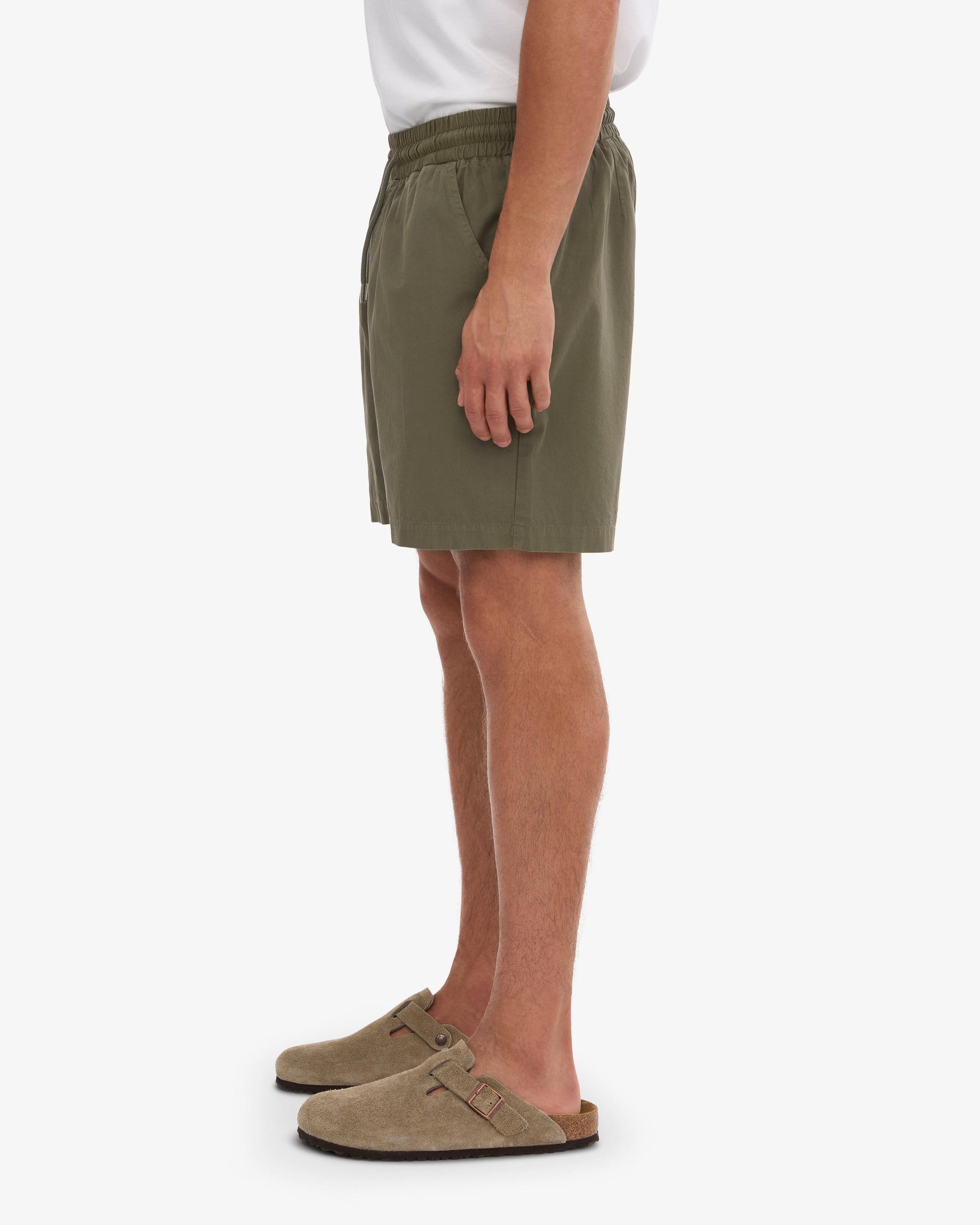 Organic Twill Shorts - Dusty Olive Product Image