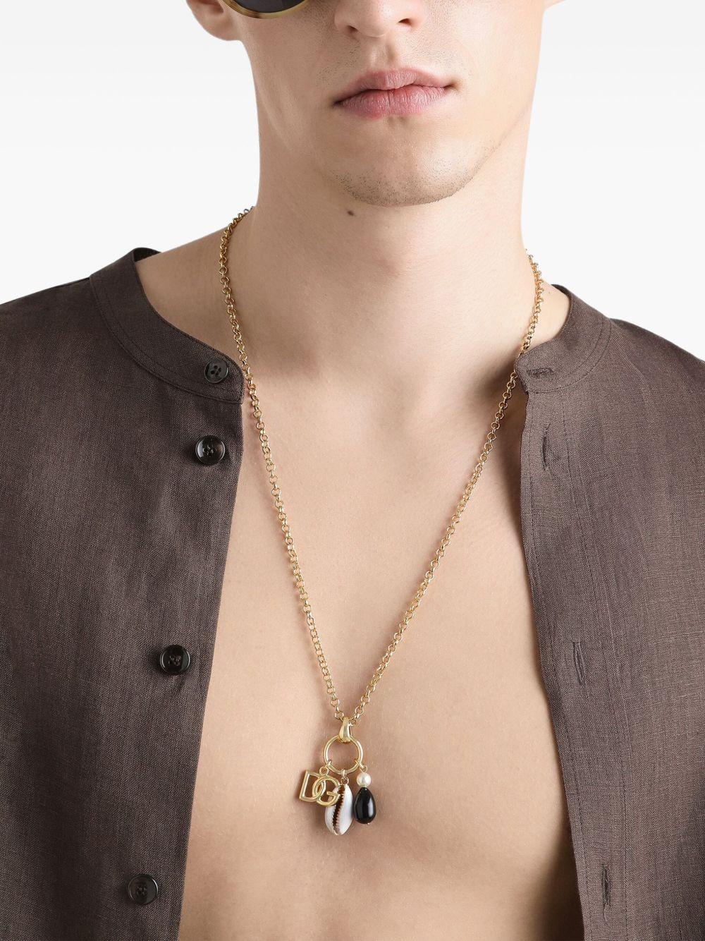 logo-pendant necklace Product Image